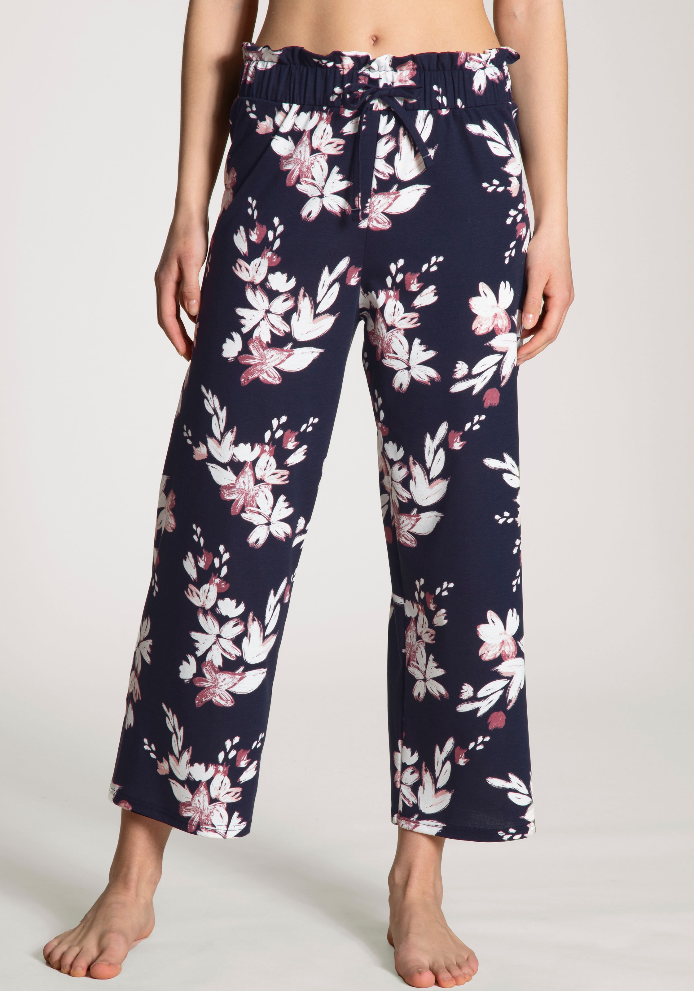 CALIDA Pyjamahose "Favourites Dreams", florales Muster, Interlock-Qualität, günstig online kaufen