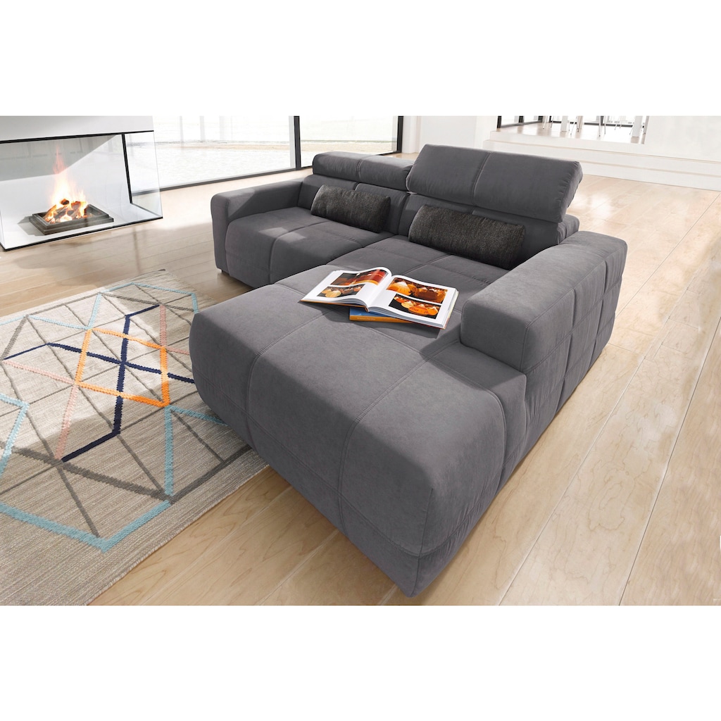 DOMO collection Ecksofa »Brandon kleine Ausführung B/T/H: 214/100/80 cm«