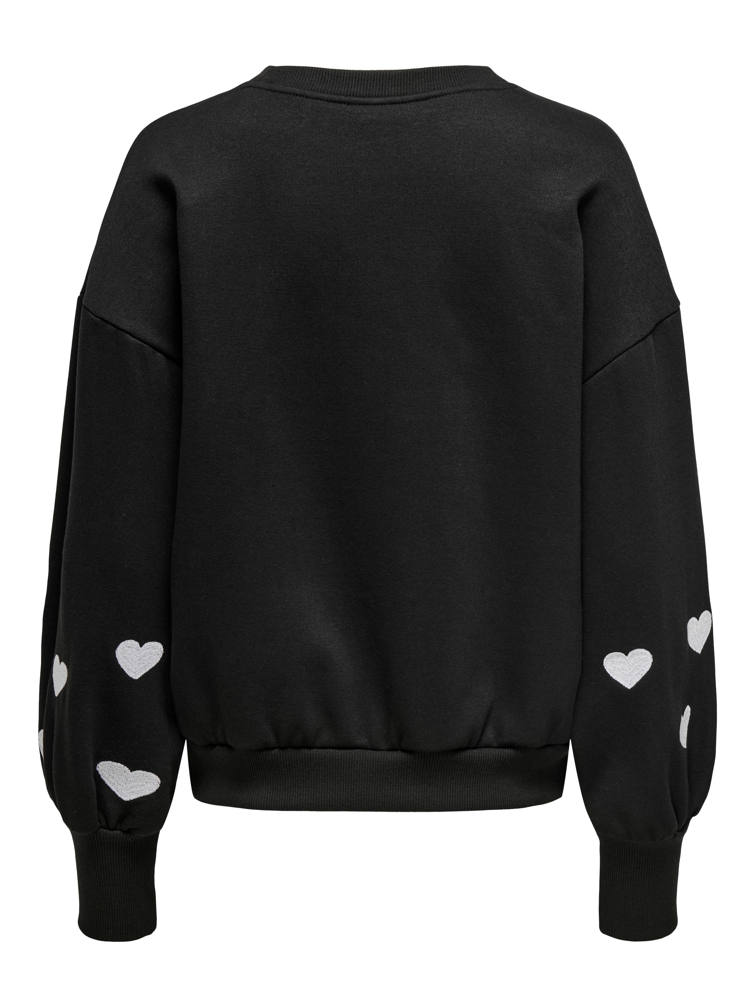 ONLY Sweatshirt »ONLBECCA L/S O-NECK SWT«, mit Stickerei