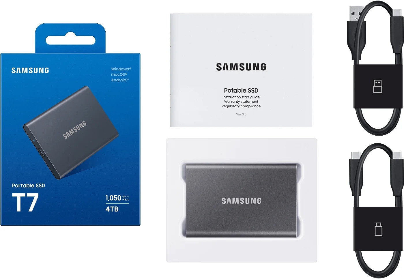 Samsung SSD-Festplatte »T7«