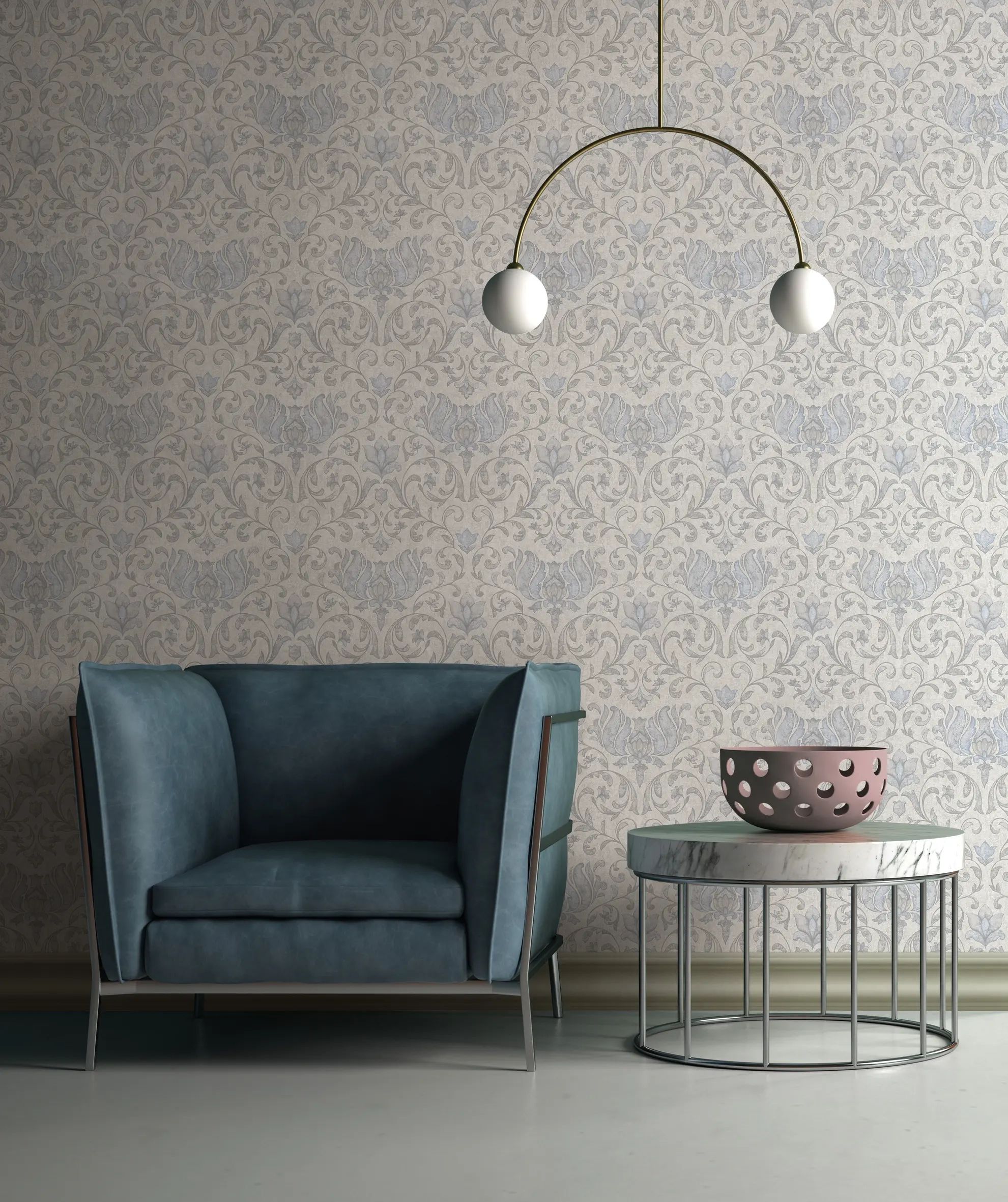 Marburg Vliestapete "Tapete Shape Depth" floral geprägt moderne Vliestapete für Wohnzimmer Schlafzimmer Küche