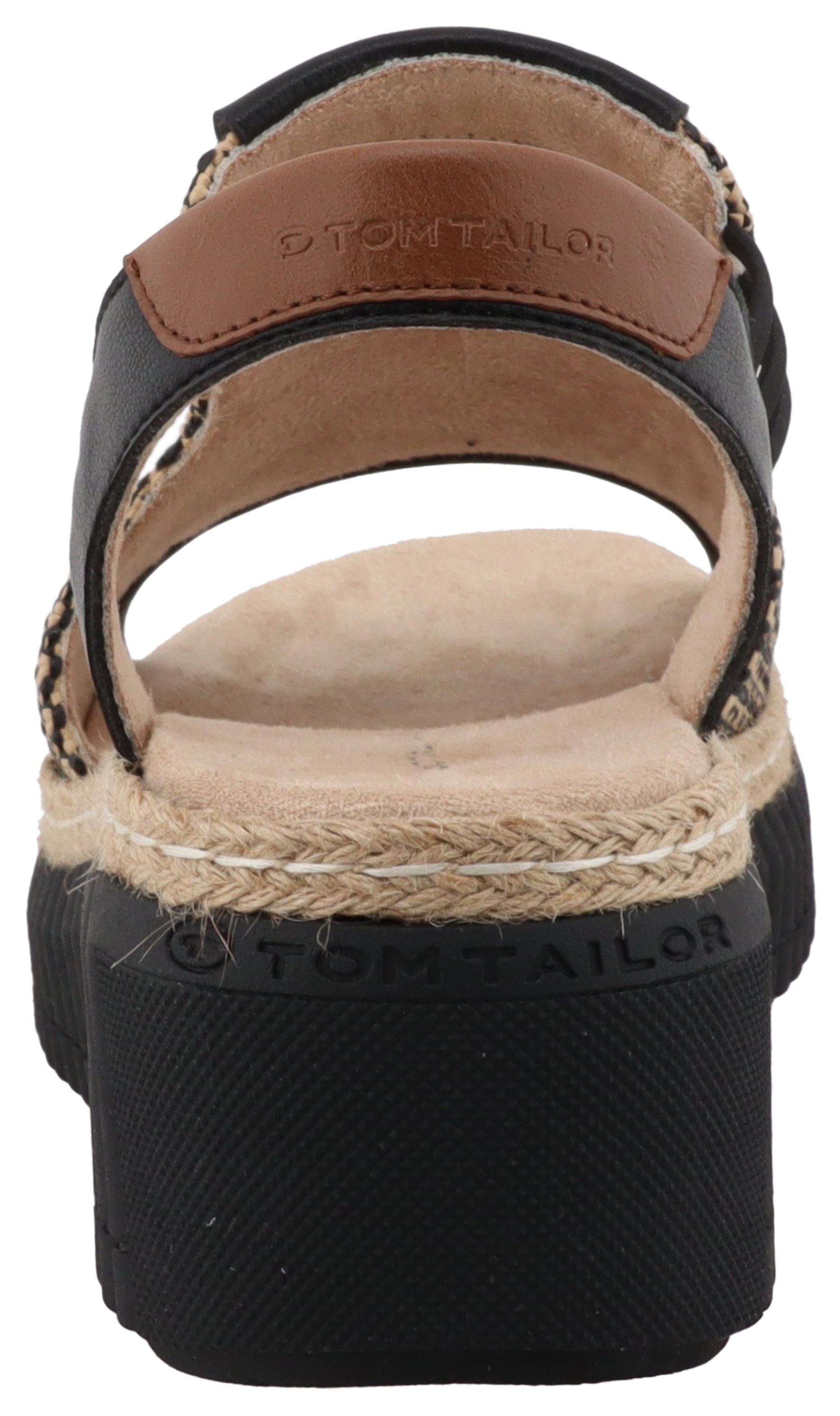 TOM TAILOR Sandalette, Sandale, Riemchensandalette in sommerlicher Flechtop günstig online kaufen