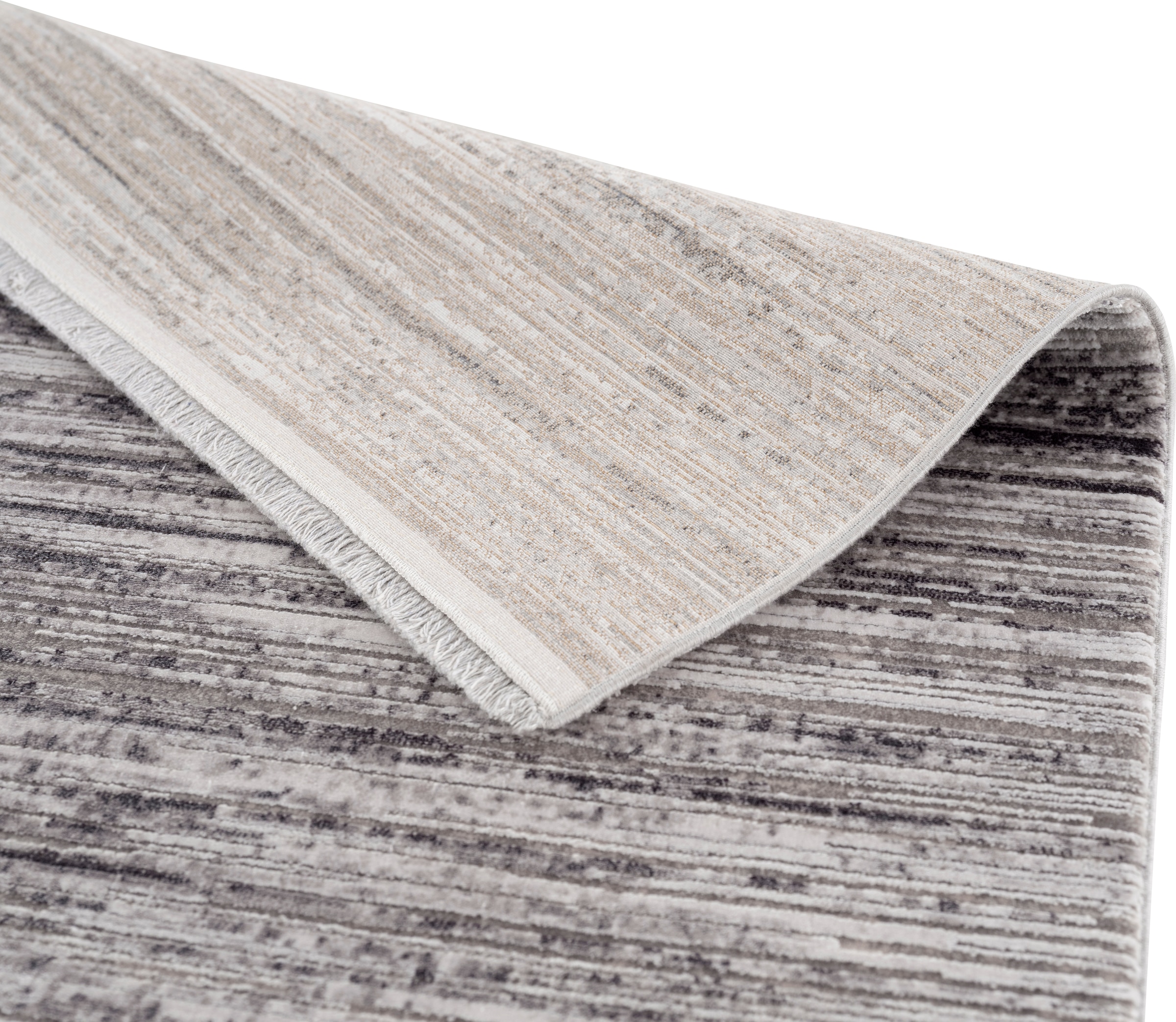 ASTRA Teppich »Gravina 225«, rechteckig, 7 mm Höhe, eleganter seidiger Flor, Viskoseteppich, Hoch-Tief-Struktur