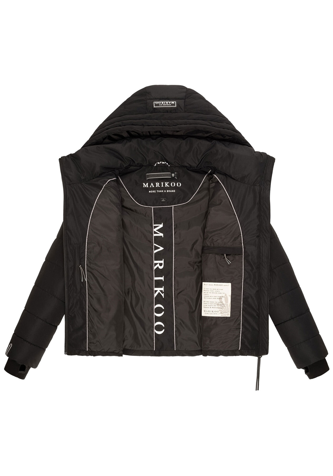 Marikoo Winterjacke »Samuiaa XVI«, mit Kapuze