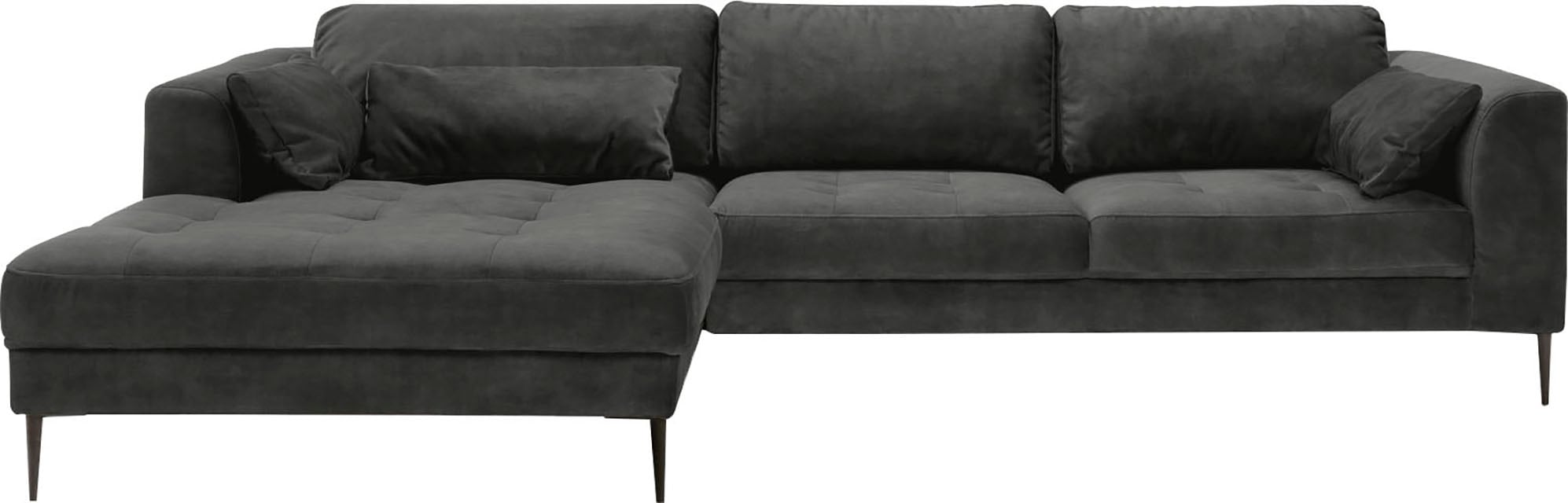 TRENDMANUFAKTUR Ecksofa "Luzi, wahlweise mit Schlaffunktion & Bettkasten. O günstig online kaufen