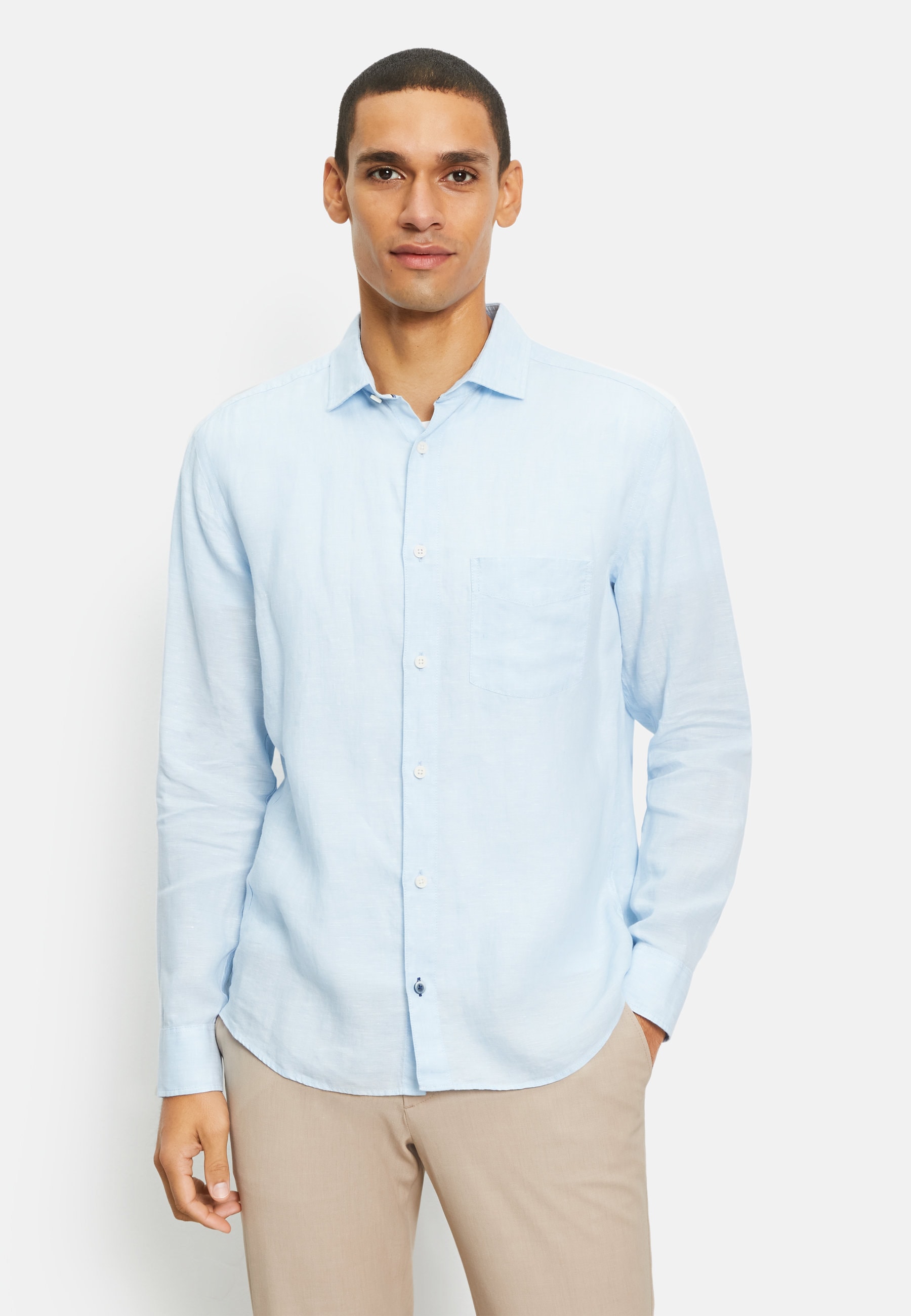 OLYMP Langarmhemd »OLYMP Casual, Regular Fit, Kent«
