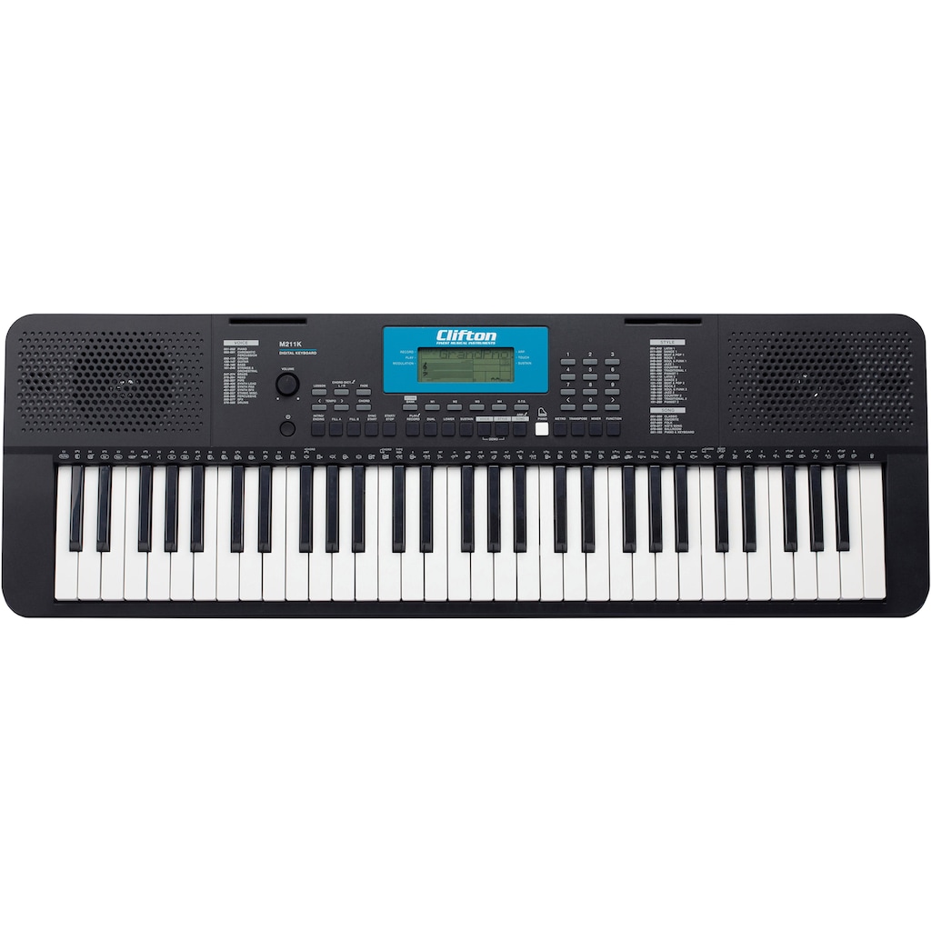 Clifton Home-Keyboard »M211«, mit 200 verschiedenen Schlagzeug Grooves