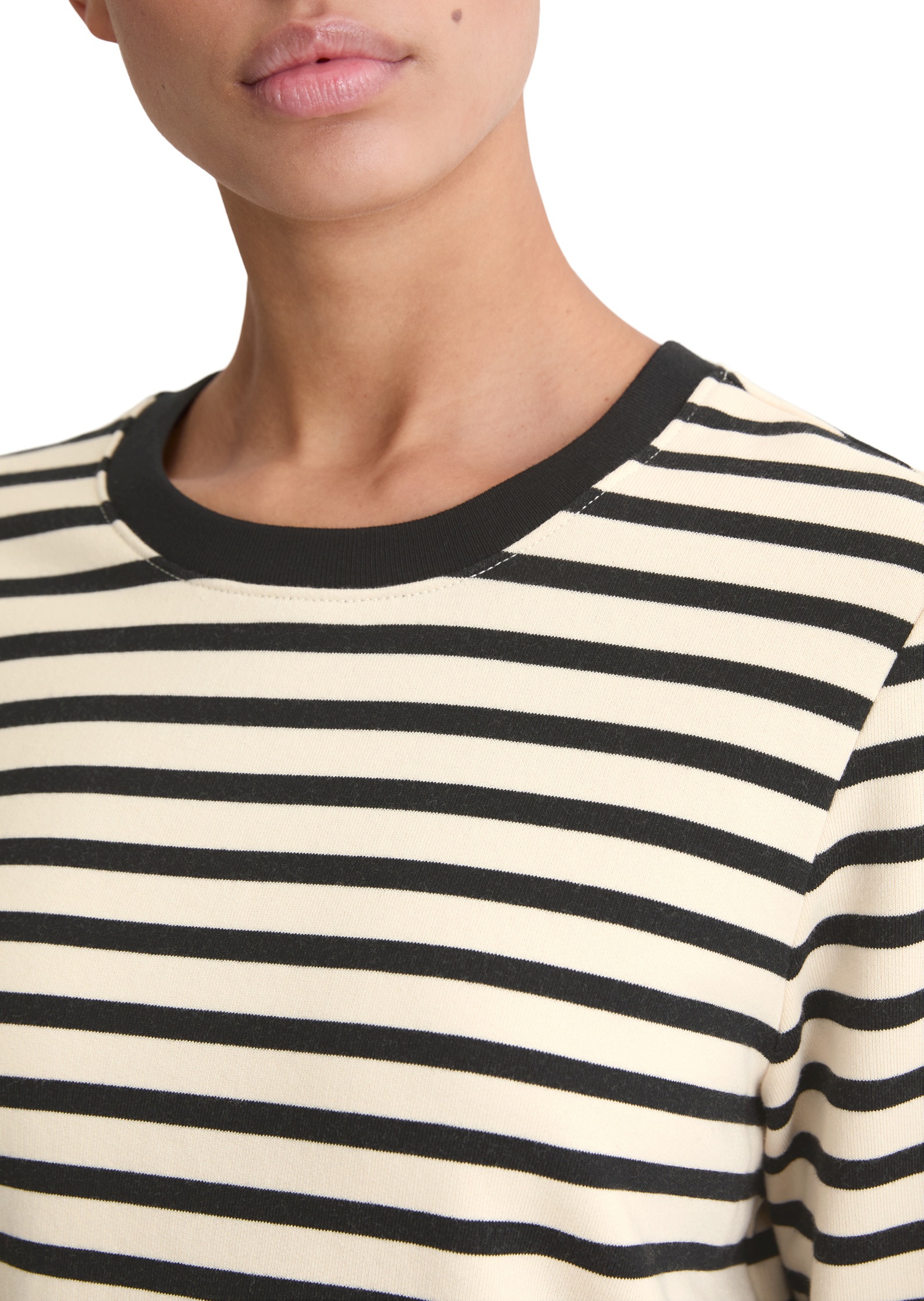 Sweatshirt MARC O'POLO "aus Organic Cotton", Damen, Gr. XXL, dunkelblau, Obermaterial: 100% Baumwolle, unifarben, regular fit, Rundhals, Rippbündchen, Sweatshirts Sweatshirt 3