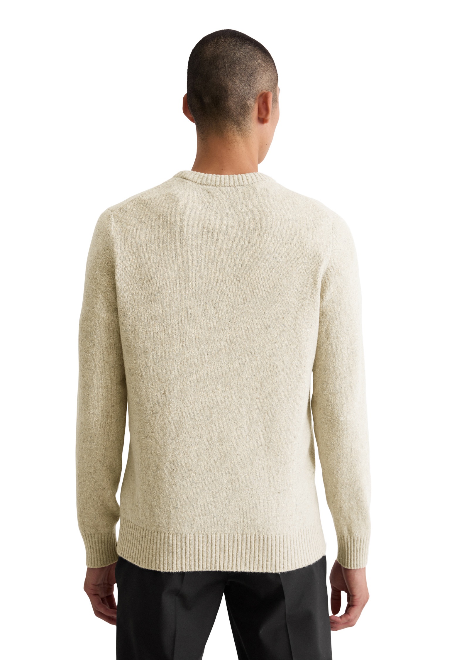 Marc O'Polo Rundhalspullover »aus gesprenkeltem Tweedgarn«