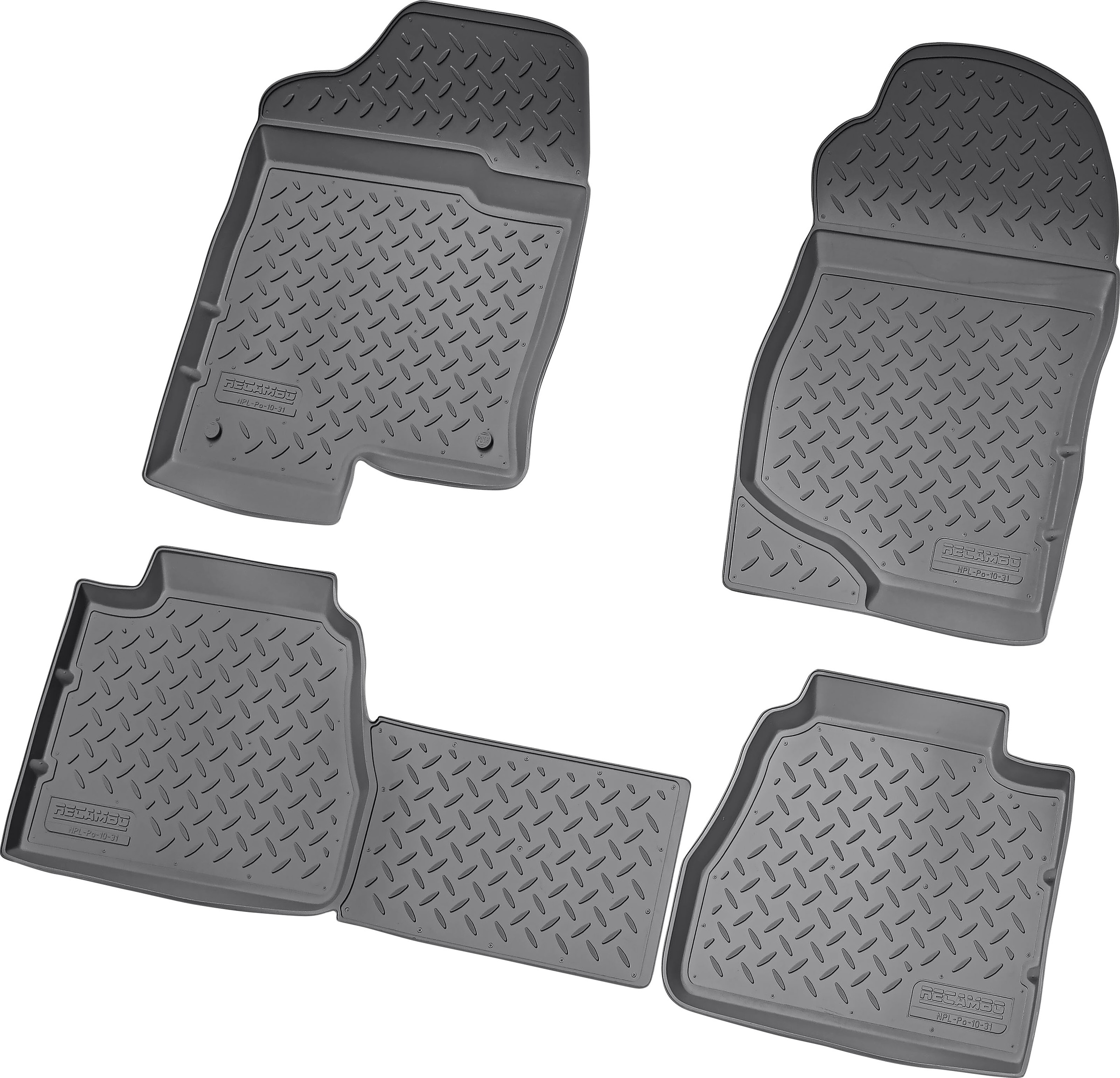 RECAMBO Passform-Fußmatten »CustomComforts«, CADILLAC, Escalade, (Set, 4 St.),  2007 - 2014, perfekte Passform kaufen | BAUR