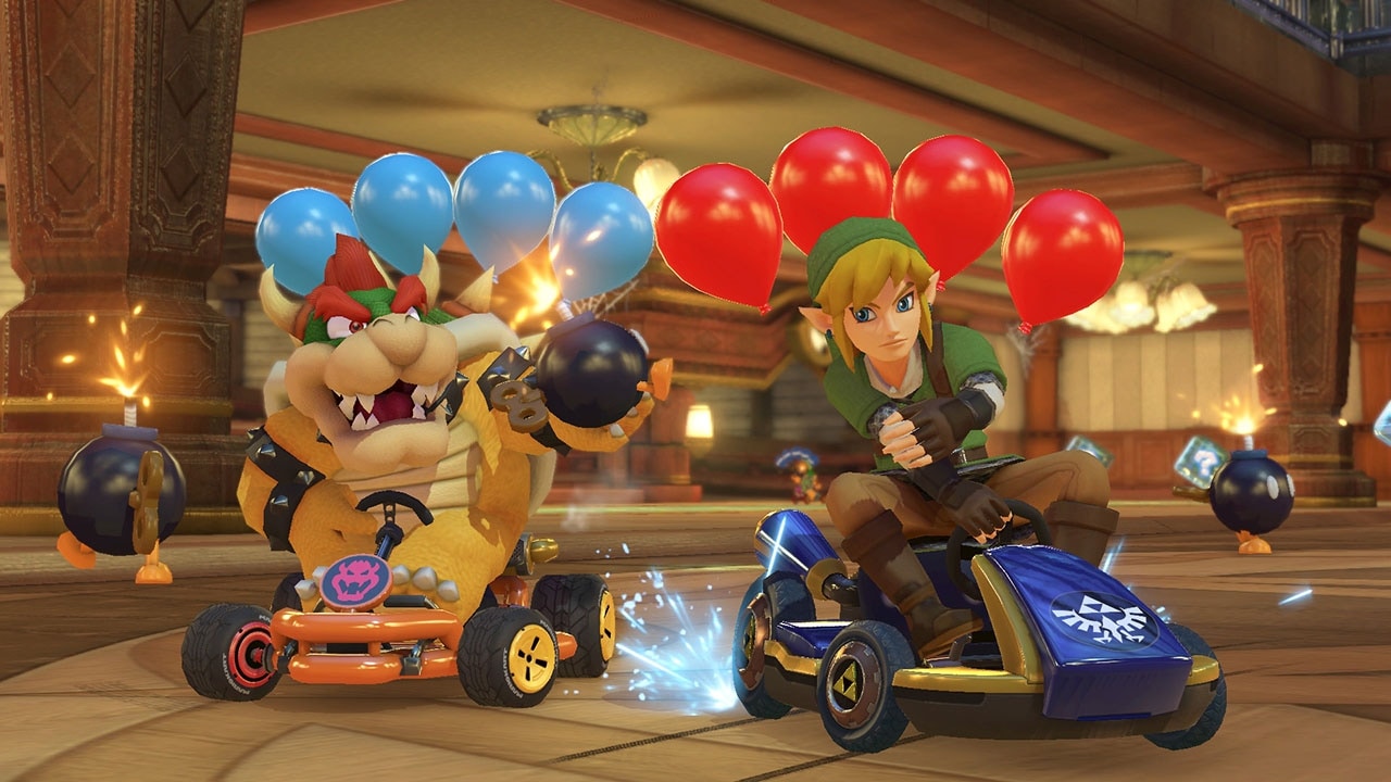 Nintendo Switch Spielekonsole »Switch OLED + Mario Kart 8 Deluxe + 12-monatige Einzelmitgliedschaft«, + 12 Monate Nintendo Switch Online