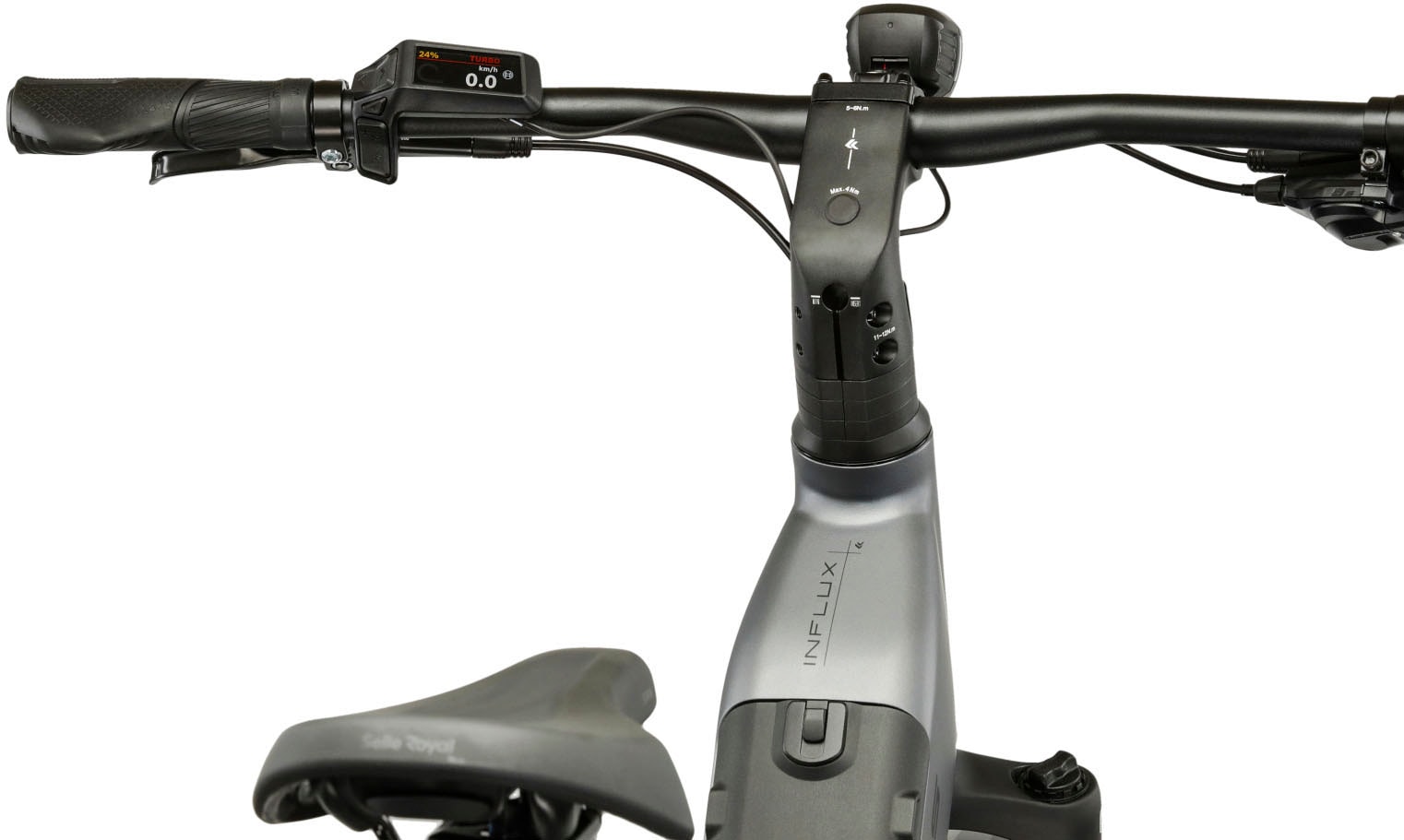 Kross »Influx Hybrid SUV 2.0 16,7Ah / 600 Wh 29 Zoll grau 9 Gänge 2026« 9 Gang Shimano CUES U4000 Schaltwerk Kettenschaltung Mittelmotor 250 W