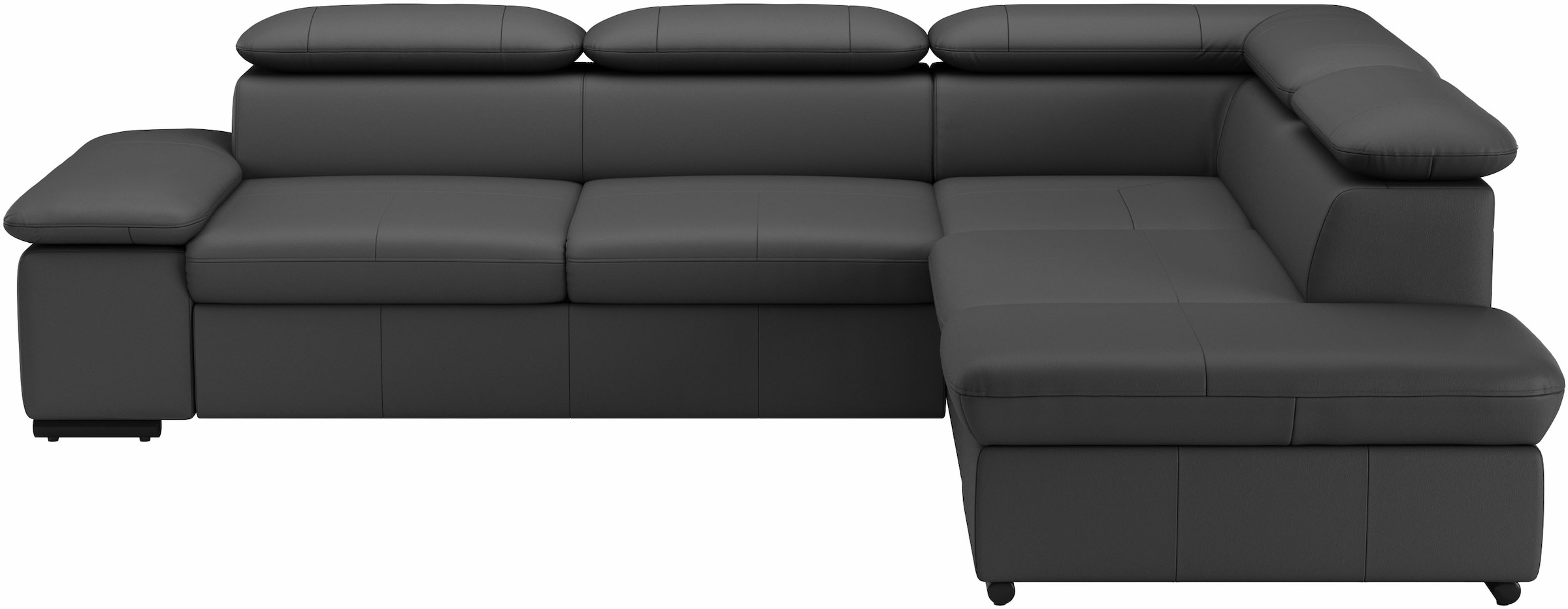 sit&more Ecksofa "Alcudia L-Form, B: 272 cm, Arm- und Kopfteilverstellung, Eckcouch" optional Schlaffunktion, Komfortsitz