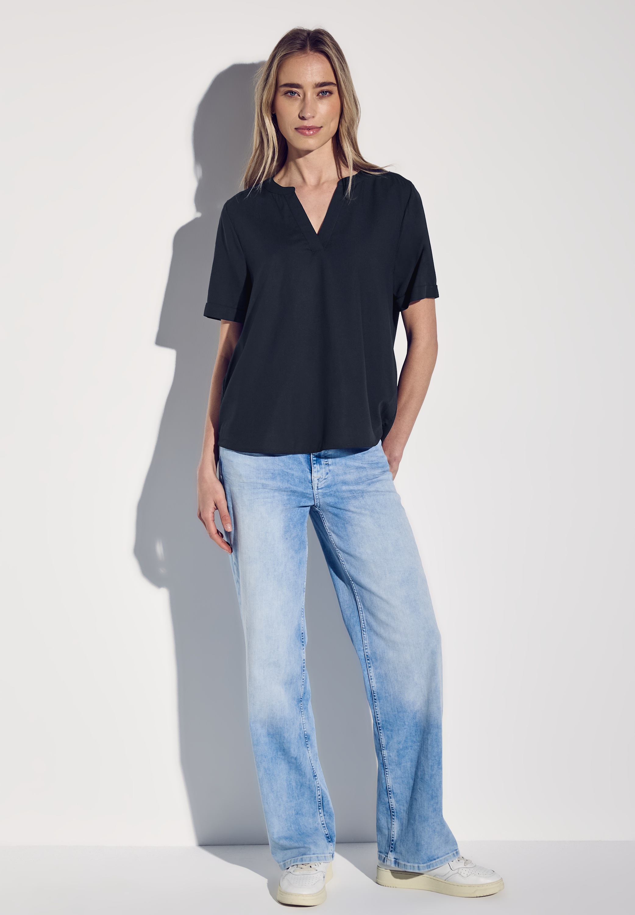 Thumbnail - STREET ONE Shirtbluse, aus softer Viskose