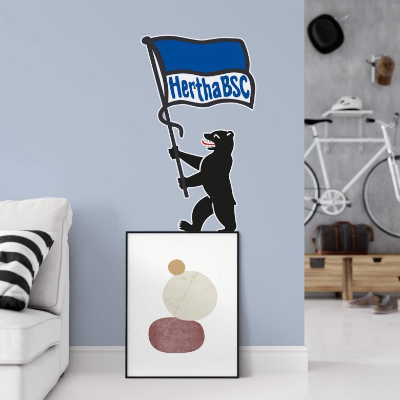 Wall-Art Wandtattoo »Berliner Bär + Hertha BSC Fahne«, (1 St.) bestellen |  BAUR