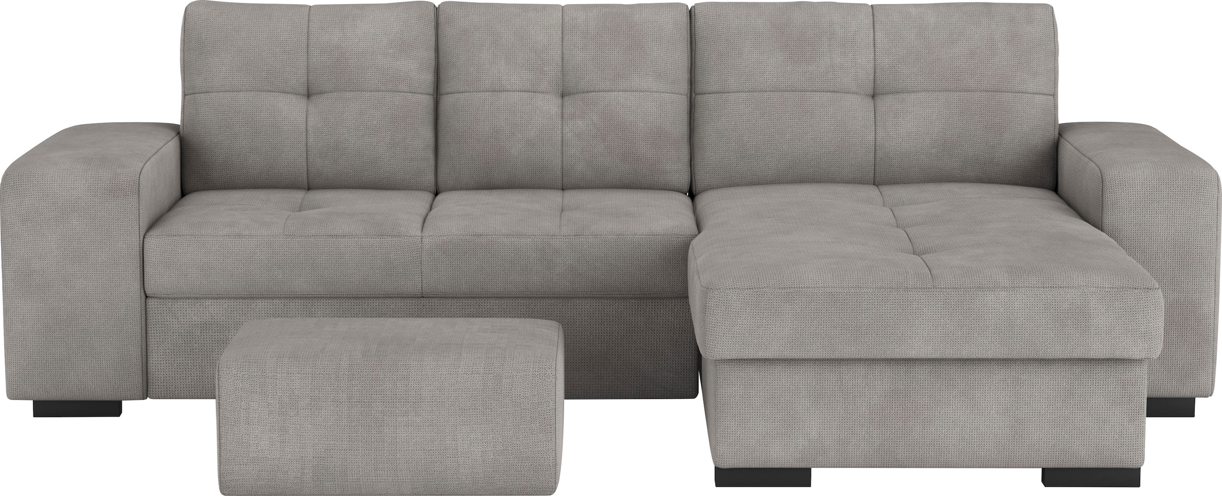 COTTA Ecksofa "Mattina L-Form", mit Hocker, wahlweise mit Bettfunktion & Be günstig online kaufen