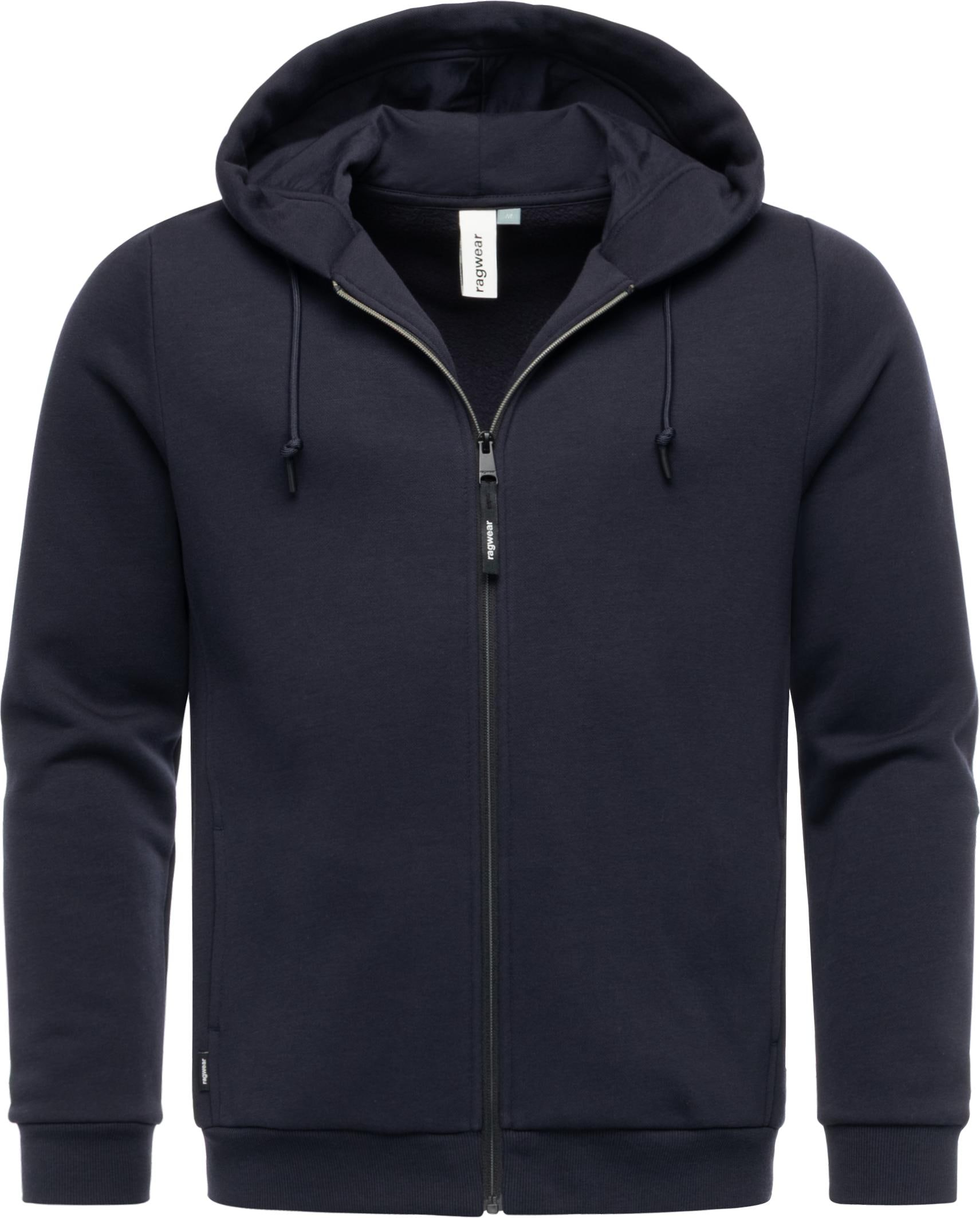 Ragwear Sweatjacke "Wernons" Weiche Herren Alltagsjacke mit verstellbarer Kapuze