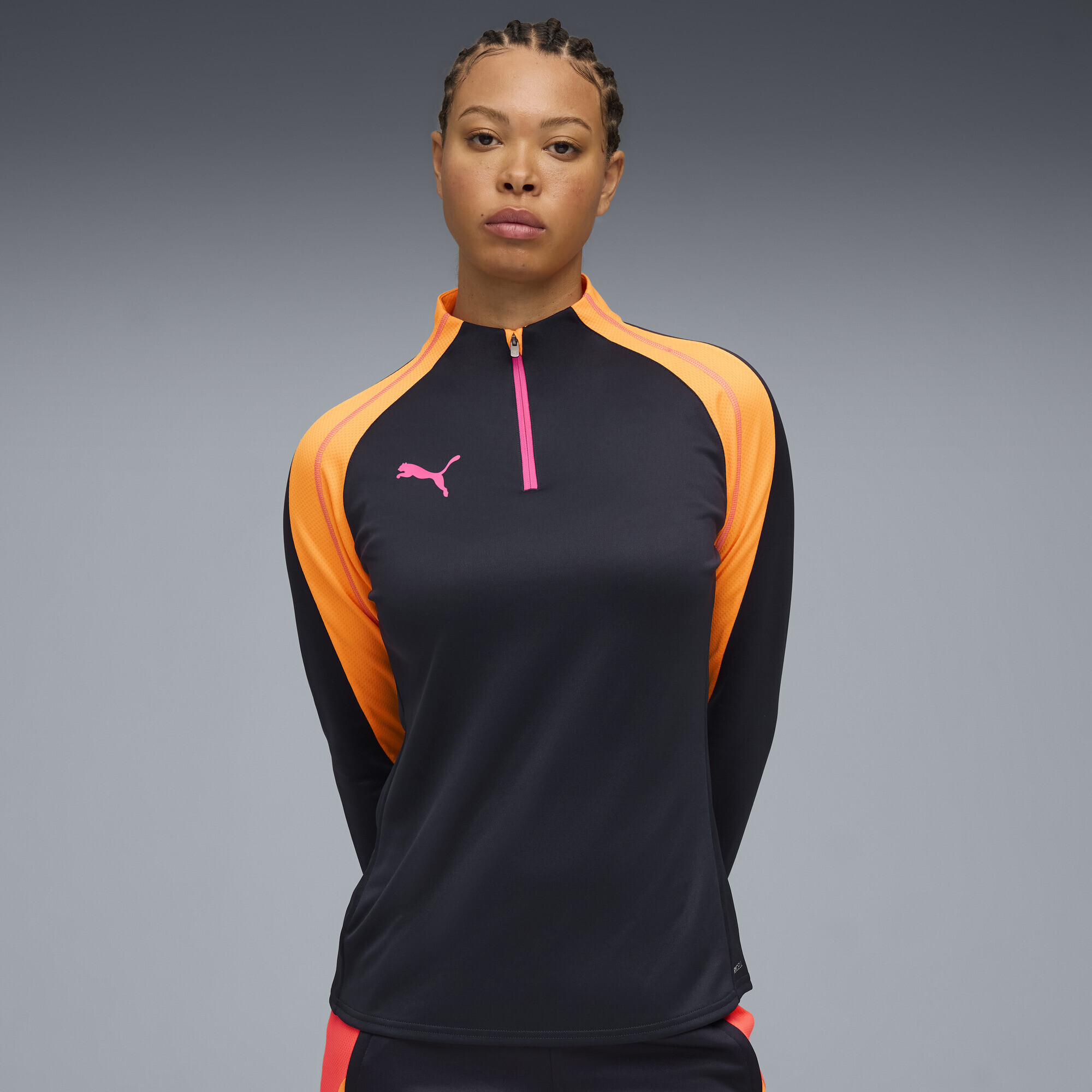 PUMA Trainingsjacke "IndividualBLAZE Fußballtop mit viertellangem Reißversc günstig online kaufen