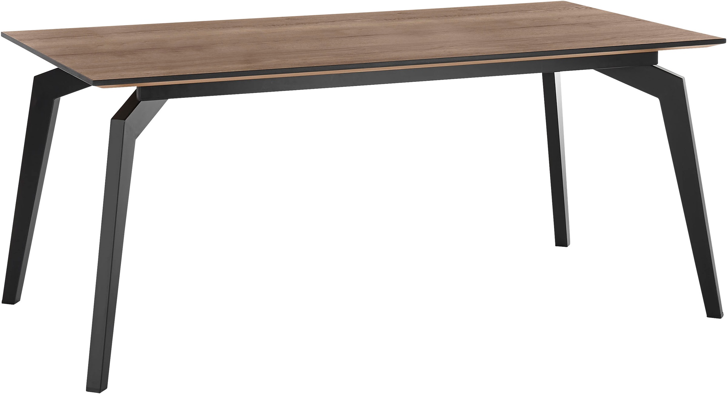 set one by Musterring Kent Dining Table Brown/Black 200x100x76cm 2