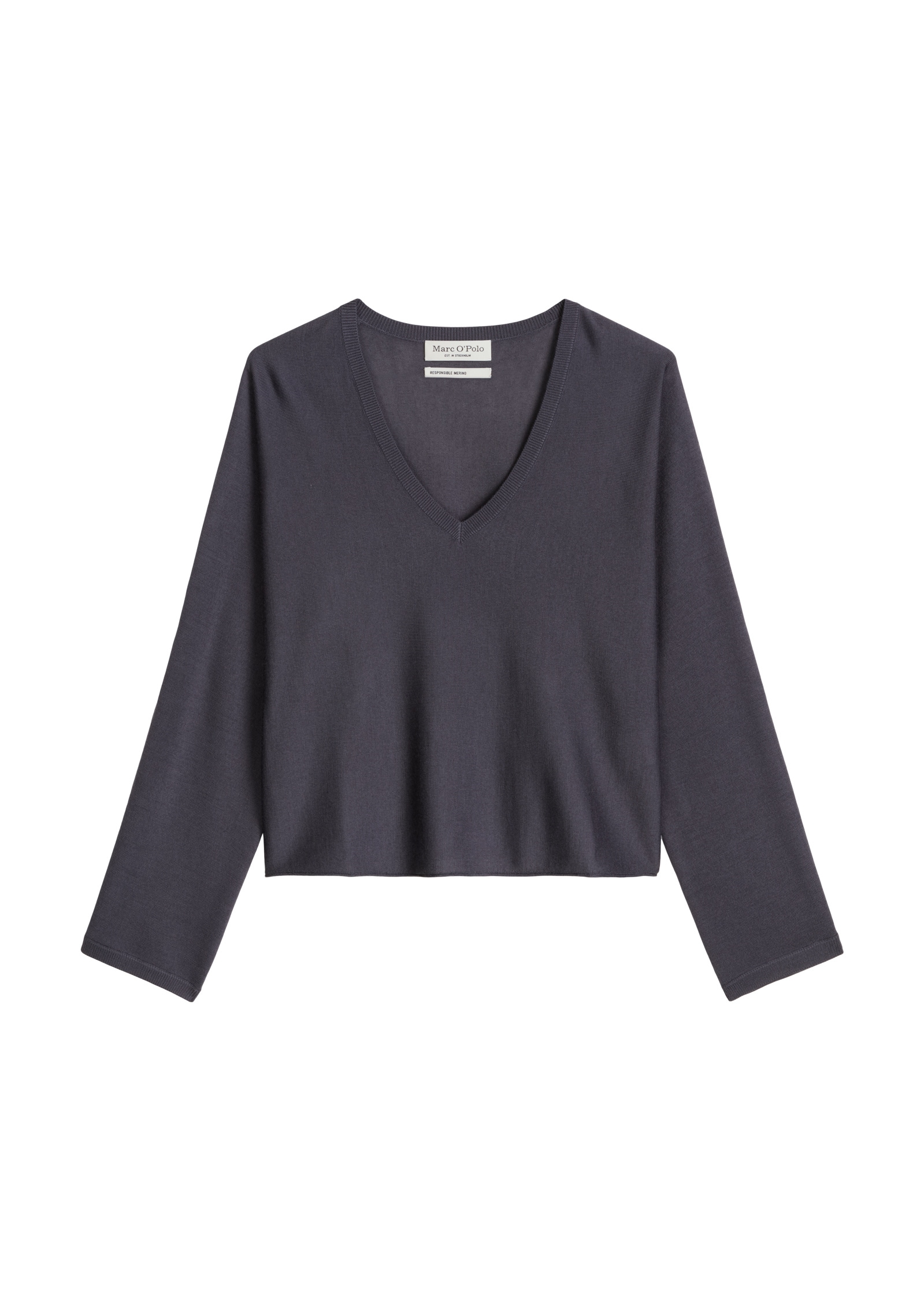Marc O'Polo Strickpullover »aus Merinowolle-Viskose-Mix«