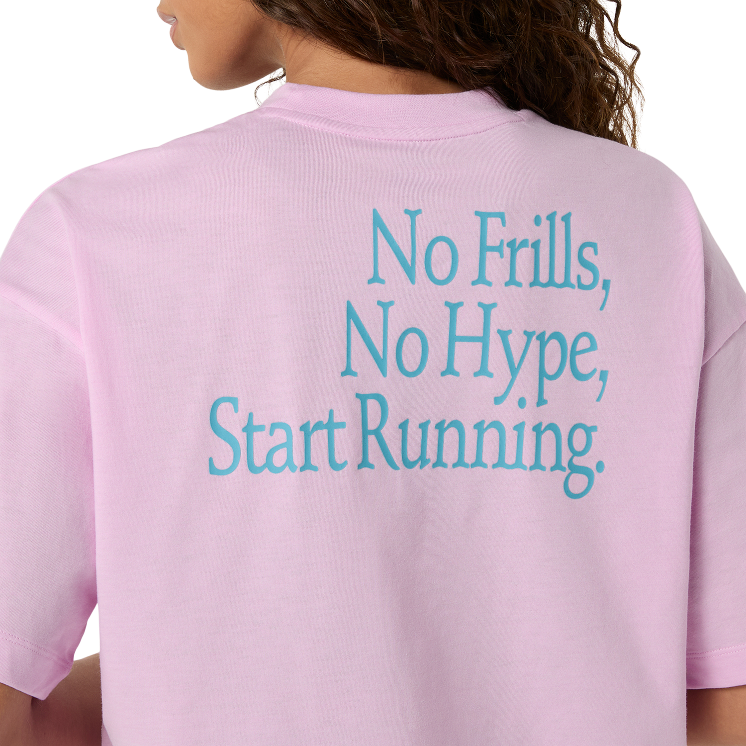 Asics Laufshirt »RUNNER MESSAGE GRAPHIC RELAXED TEE« mit Start Running auf Vorder- und Rückseite