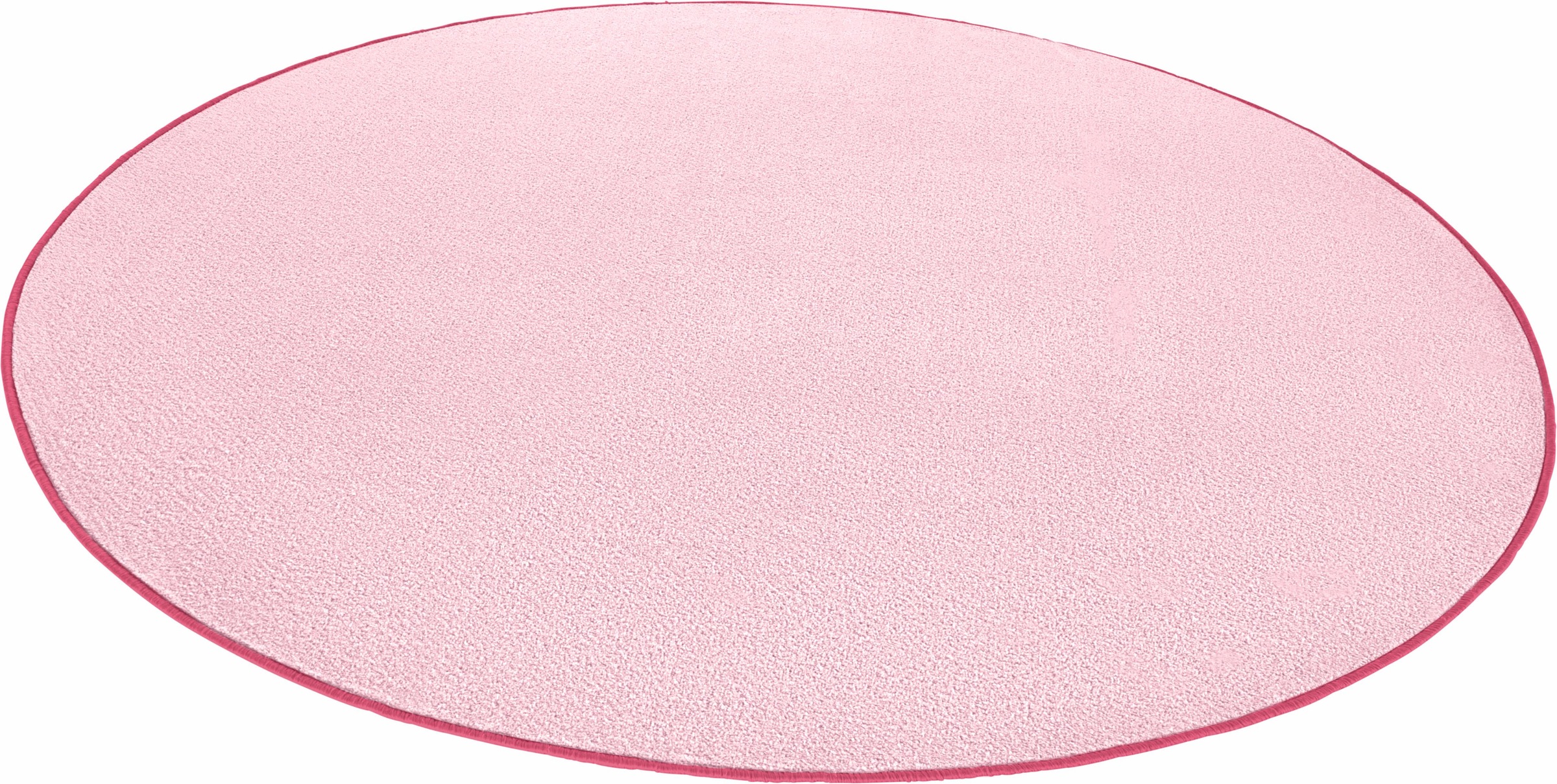HANSE Home Teppich »Fancy«, rund, 7 mm Höhe, Kurzflor, Weich, Einfarbig, Wohnzimmer, Schlafzimmer, Esszimmer