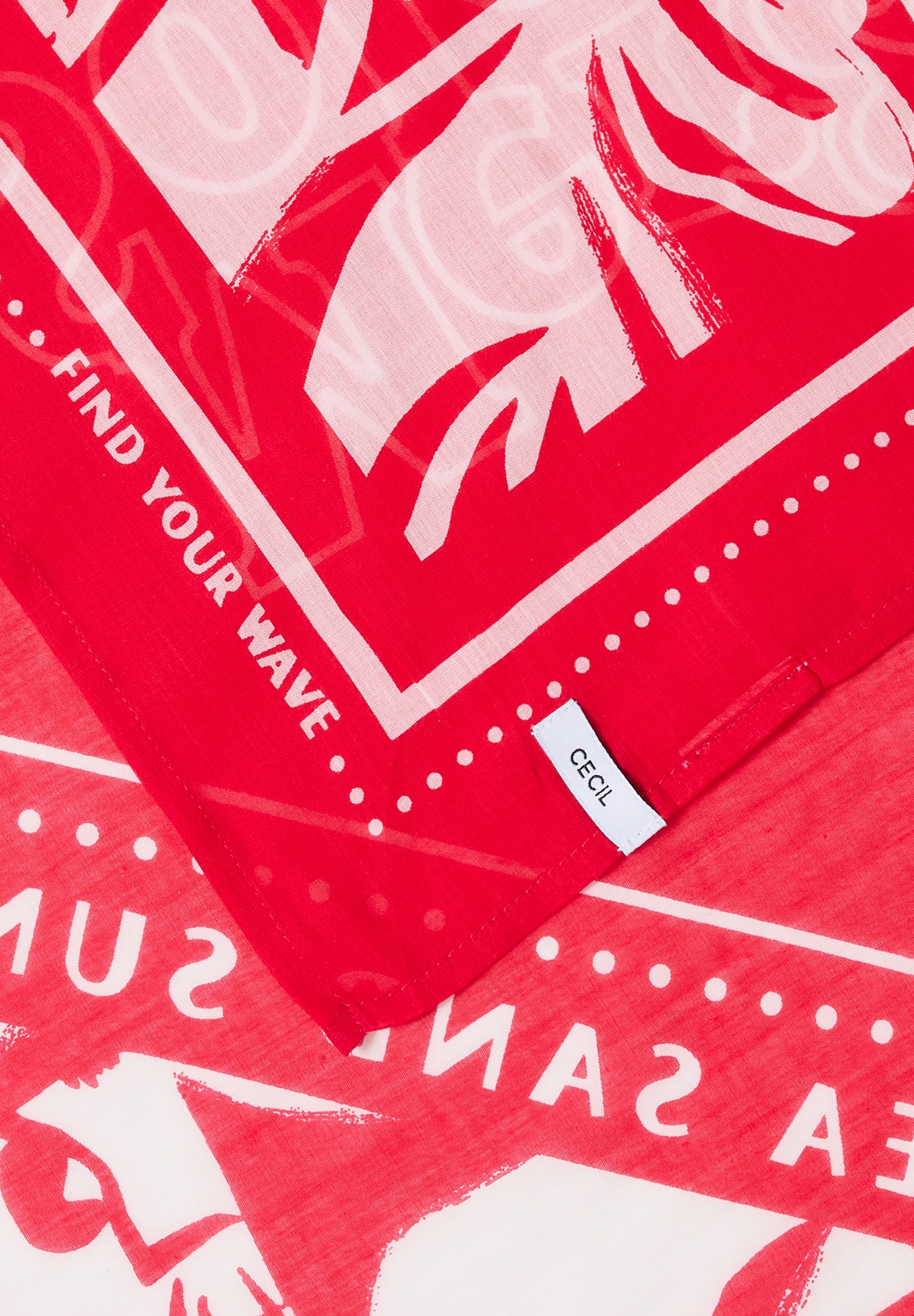 Cecil Halstuch mit Wordingprint