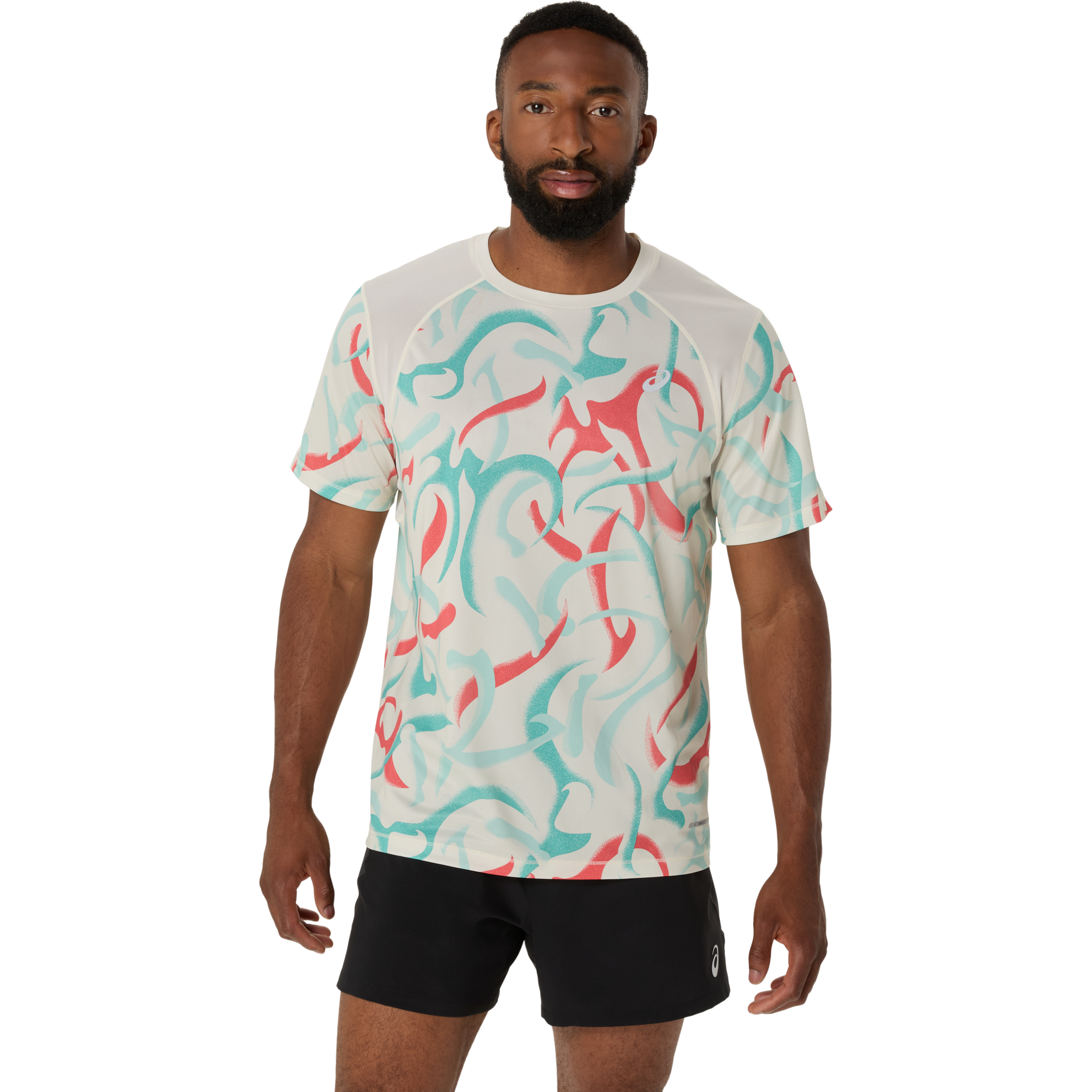 Asics Laufshirt "ROAD ALL OVER PRINT SS TOP"