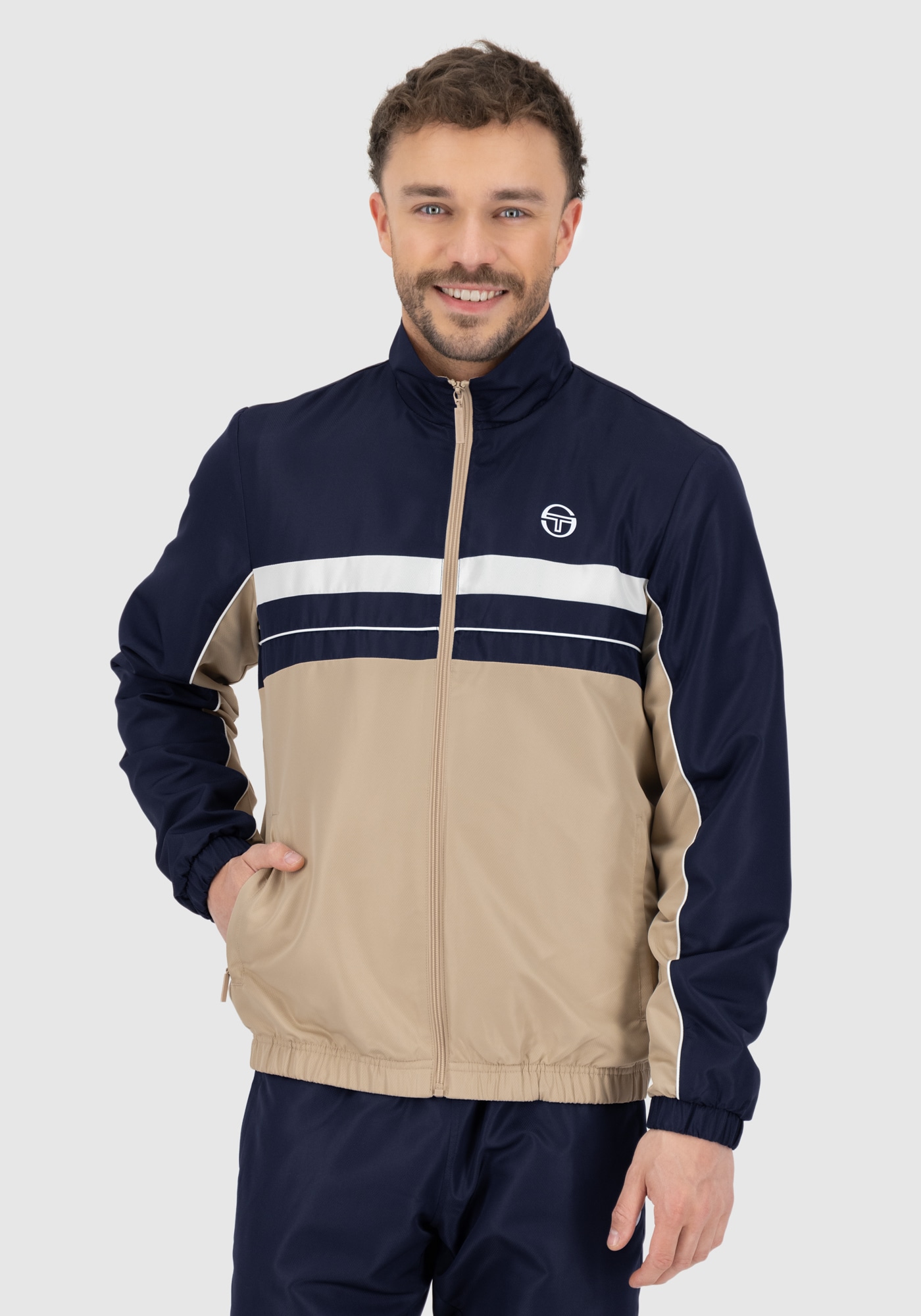 Sergio Tacchini Trainingsanzug »ZELMA 025 TRACKSUIT Herren«, Trainingsanzug Herren, Tracksuit, Retro, Outdoor, Jogging, Streetwear