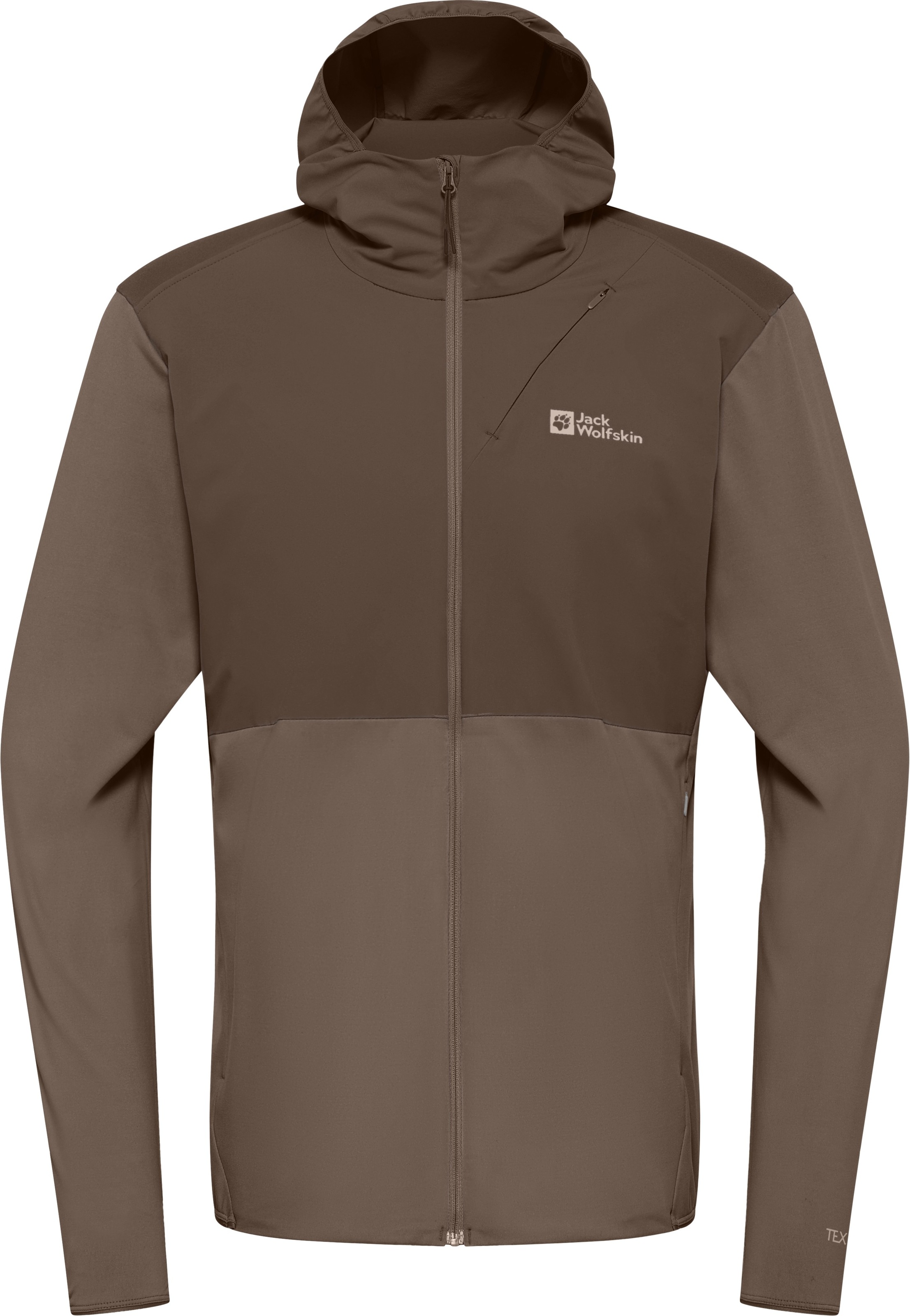Jack Wolfskin Kapuzenfleecejacke »PRELIGHT TRAIL HOODY M«, mit Kapuze
