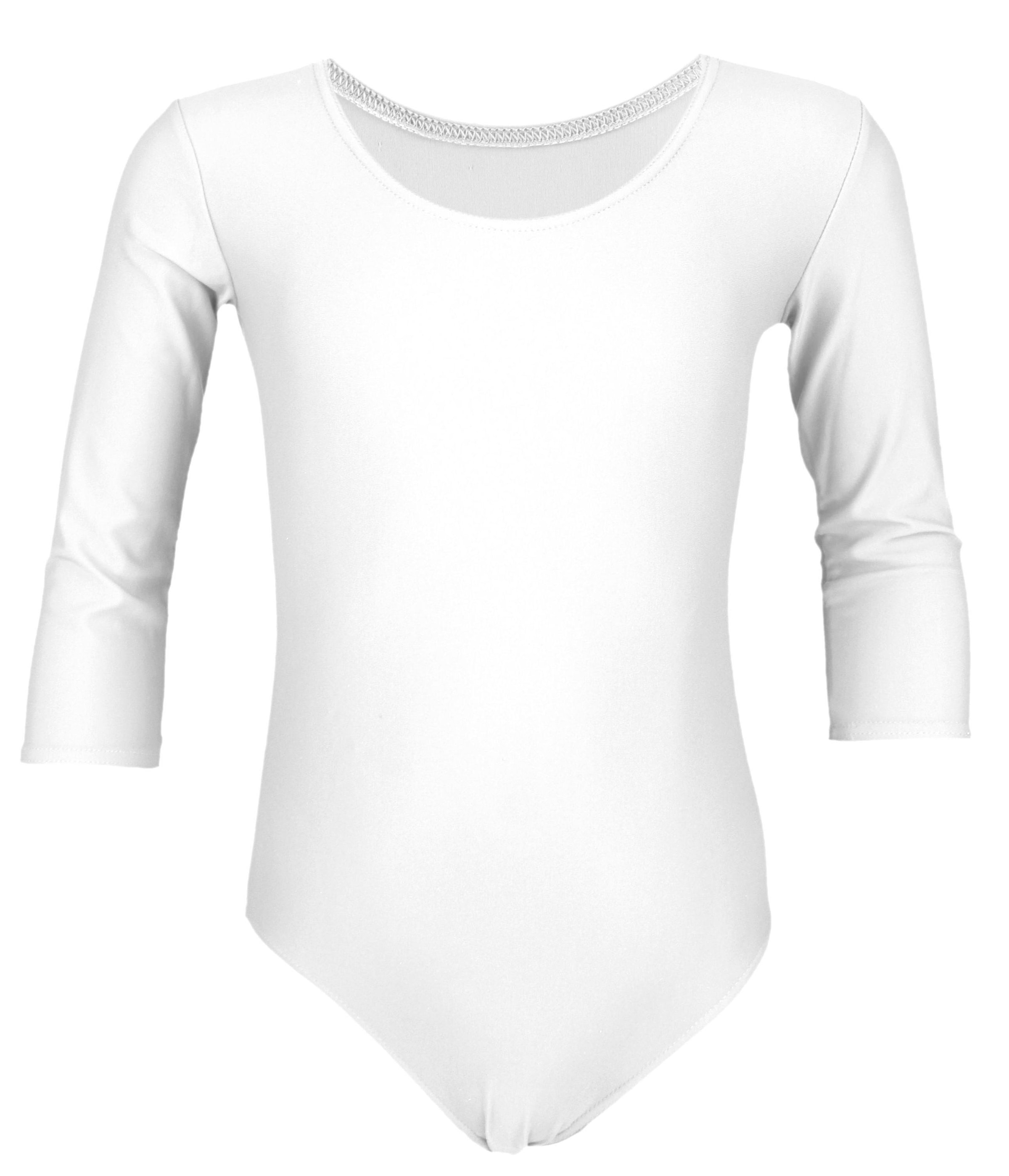 AQUARTI Turnanzug "Body Mädchen Ballett Trikot 3/4 Arm"