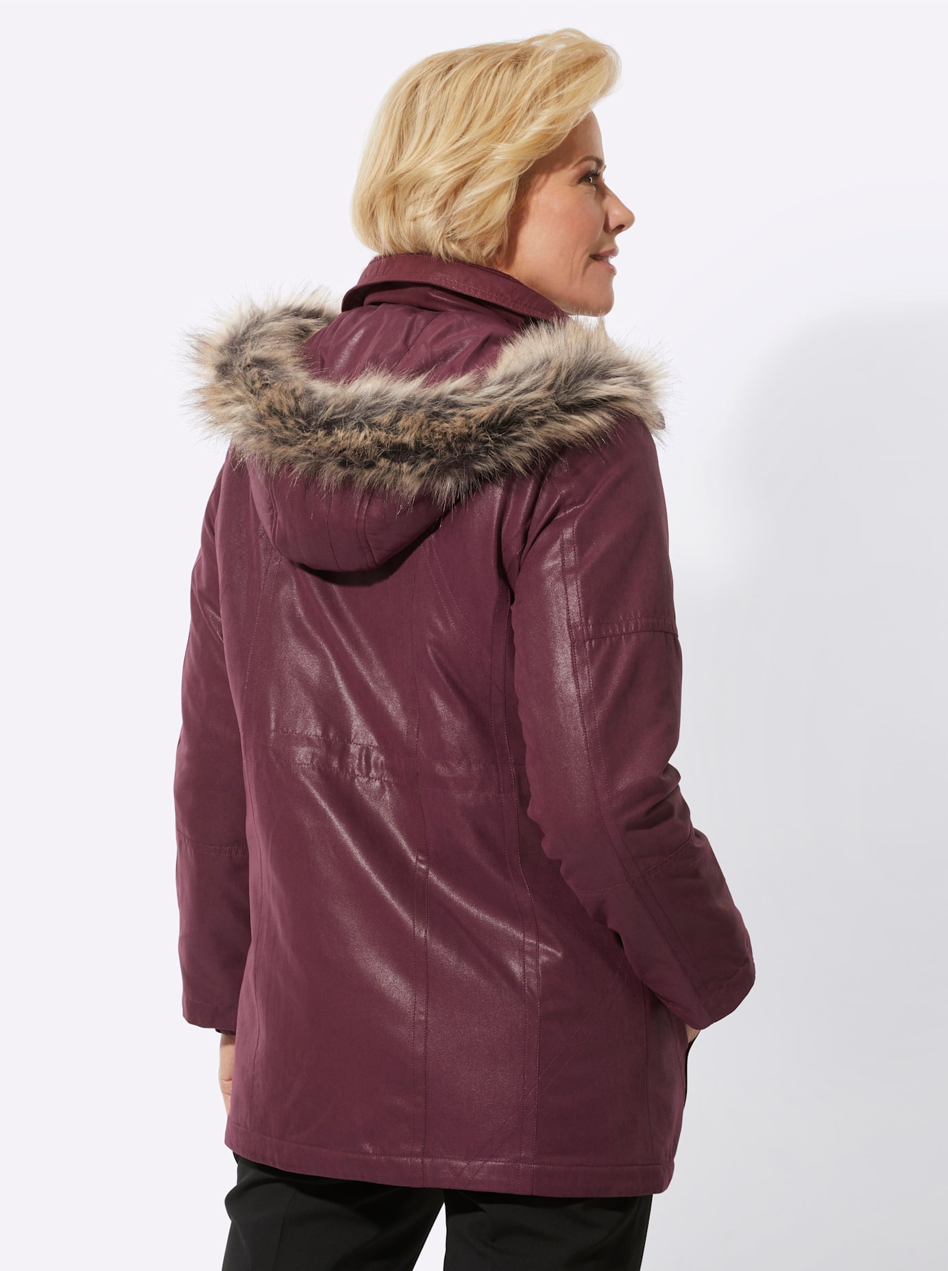 Classic Langjacke, mit Kapuze