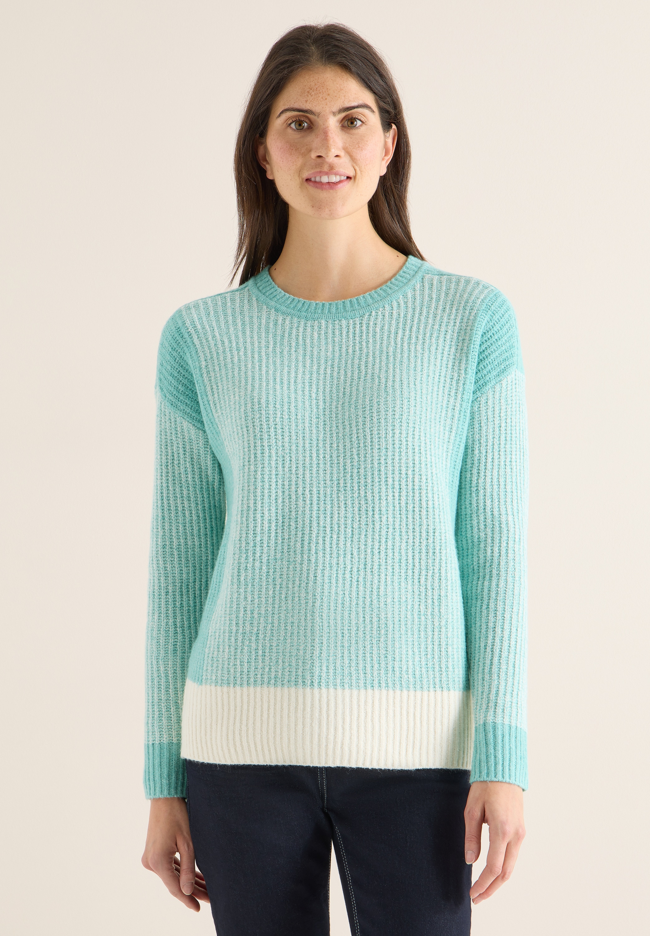 STREET ONE Strickpullover im soften Baumwoll-Mix günstig online kaufen