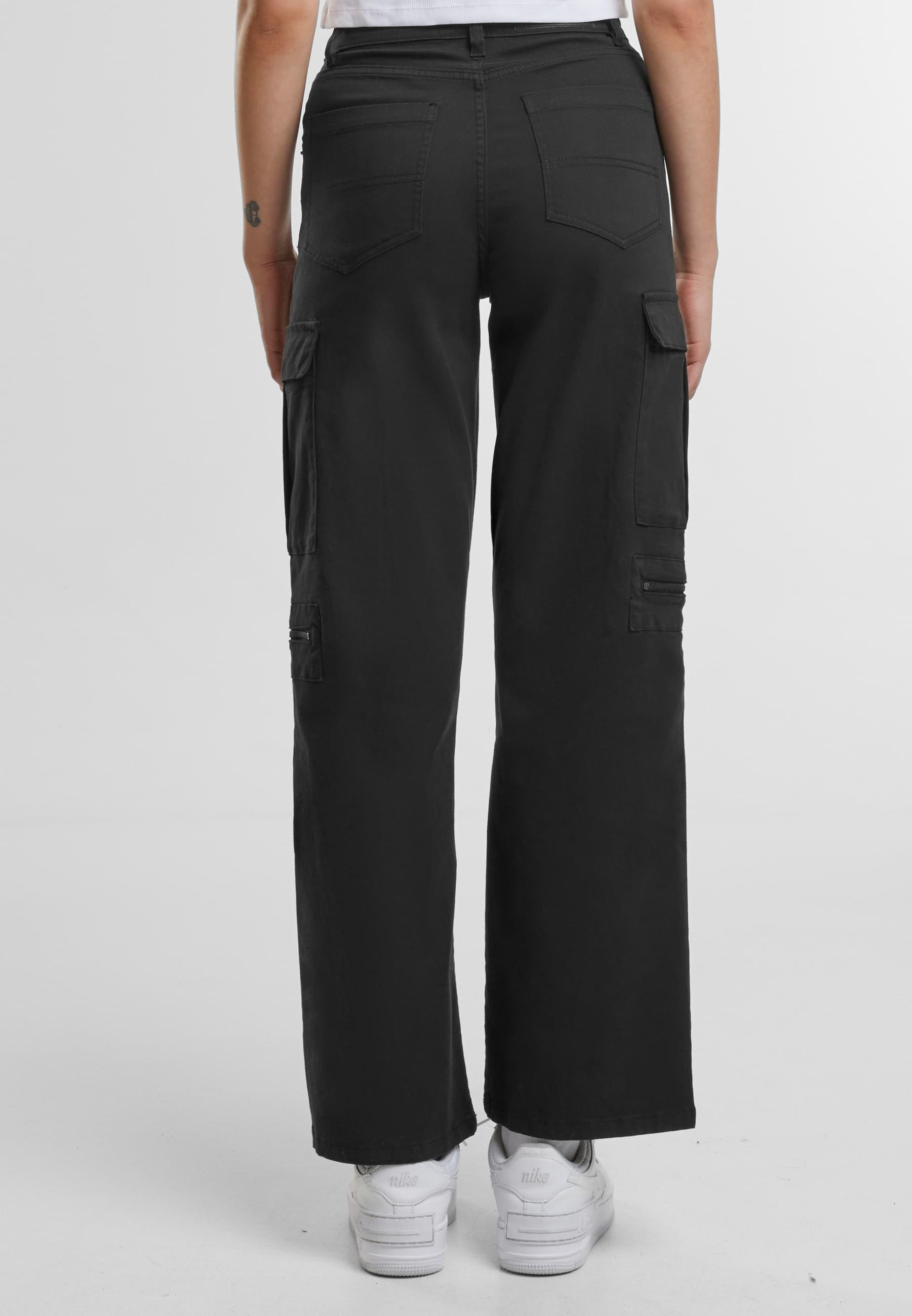 URBAN CLASSICS Stoffhose »Urban Classics Ladies Loose Utility Stretch Twill Pants«, (1 tlg.)