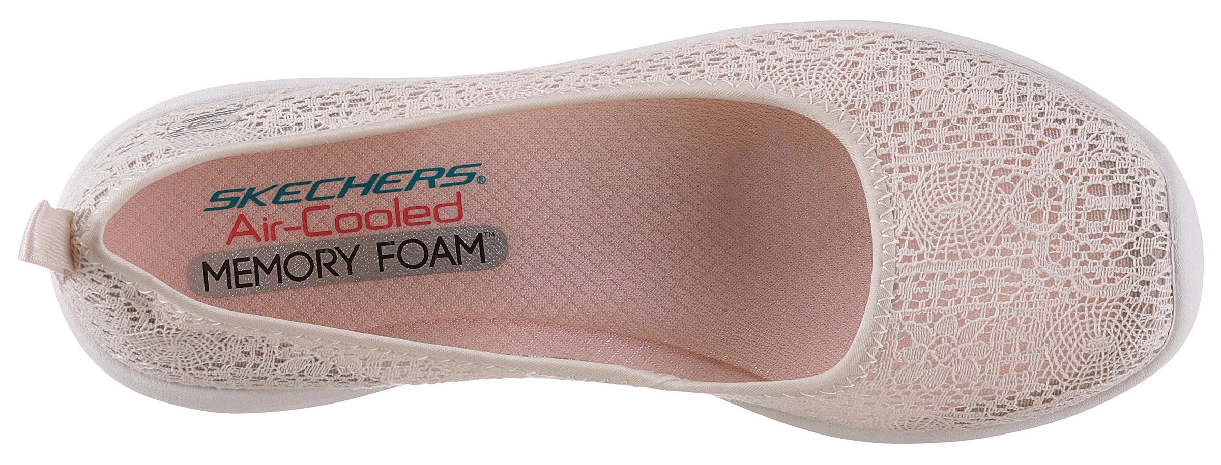 skechers memory foam ballerina