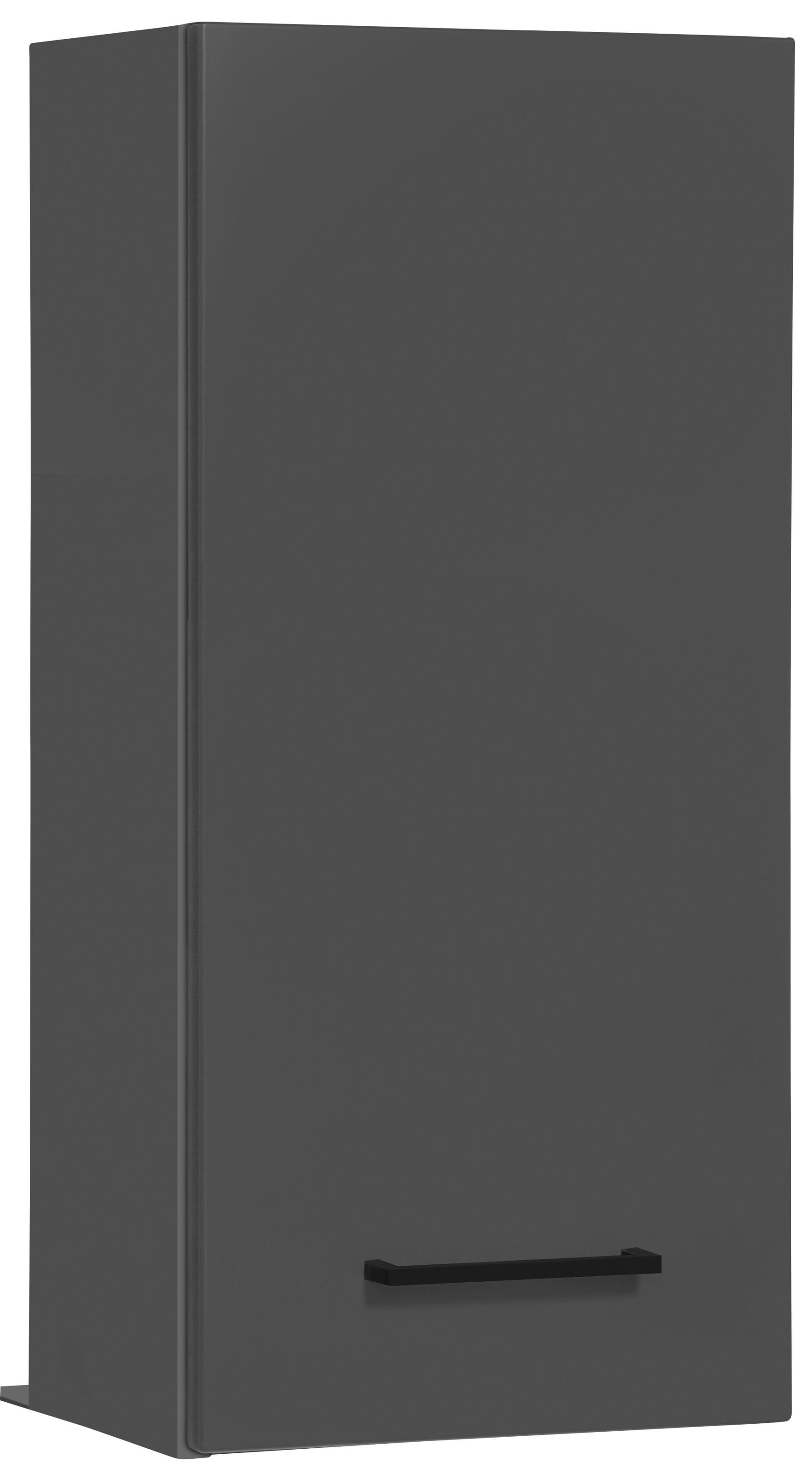 welltime Badmöbel-Set »"Trento", Badezimmer-Set, Hängeschrank, Unterschrank, Hochschrank«, (5 St.), Waschbeckenunterschrank, Spiegelschrank inkl. Aufbauleuchte