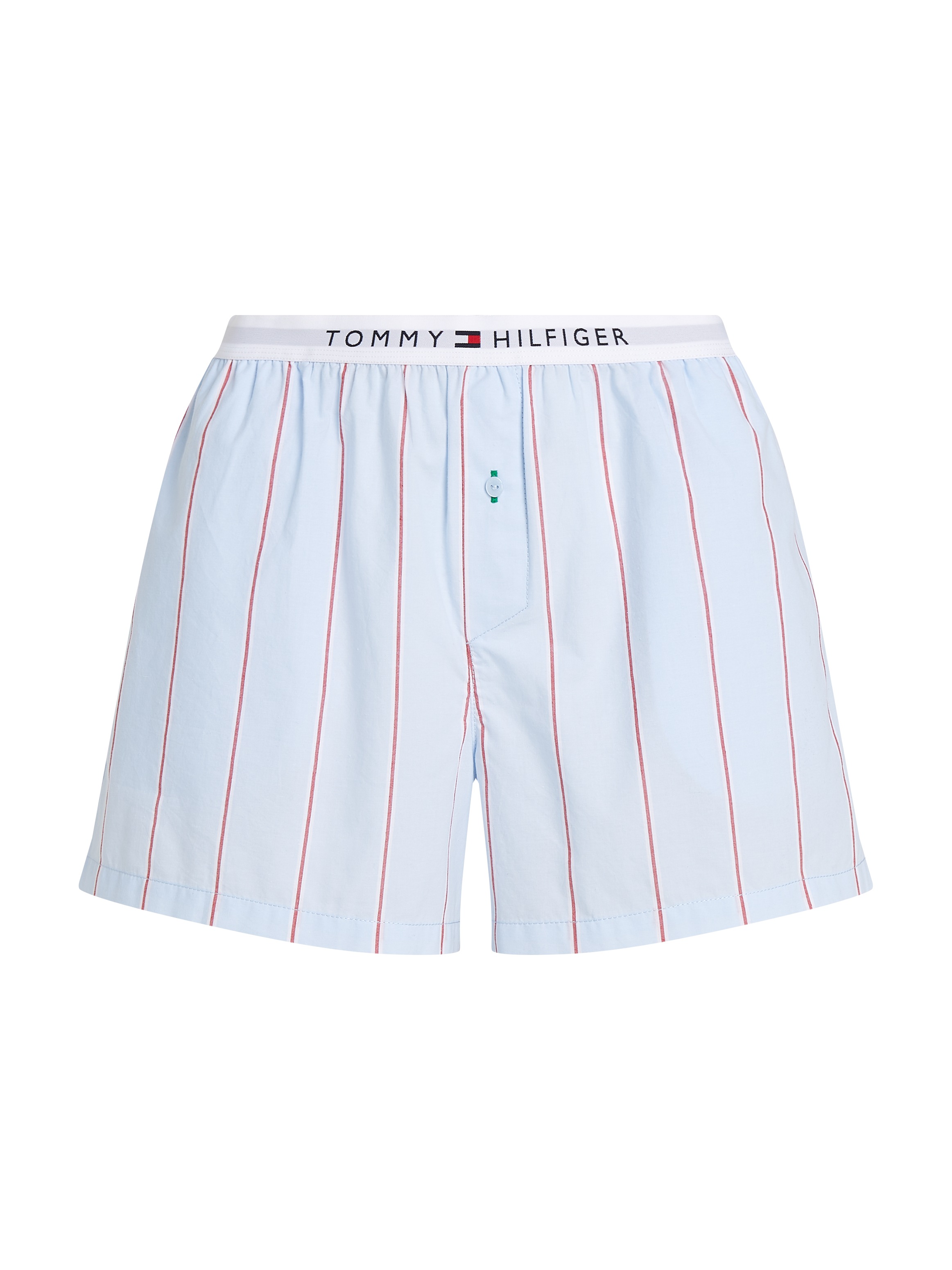 Tommy Hilfiger Underwear Shorts »POPLIN SHORT«, mit Streifenmuster, Logobund