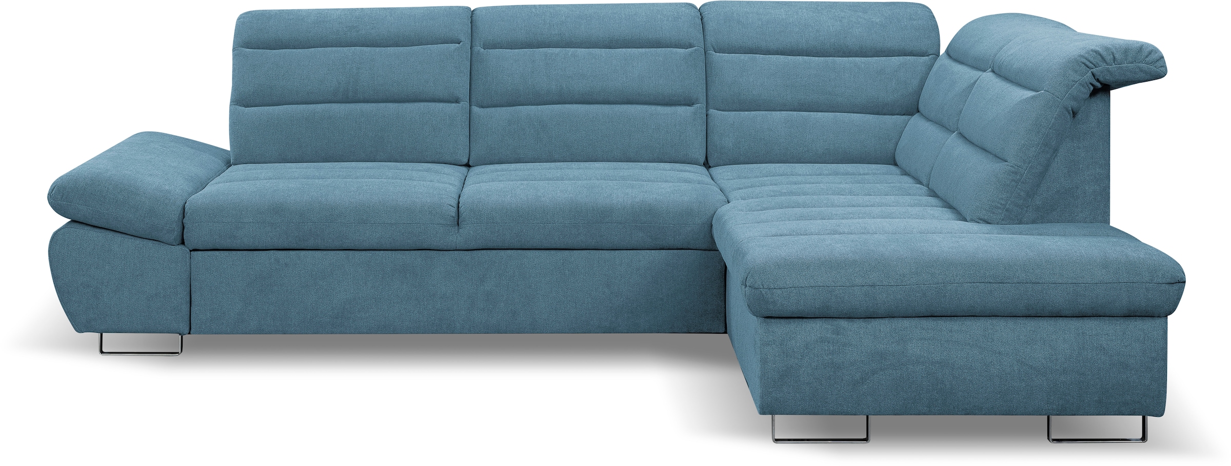 WERK2 Ecksofa "Roma L-Form", Sofa mit Schlaffunktion, Sitztiefenverstellung günstig online kaufen