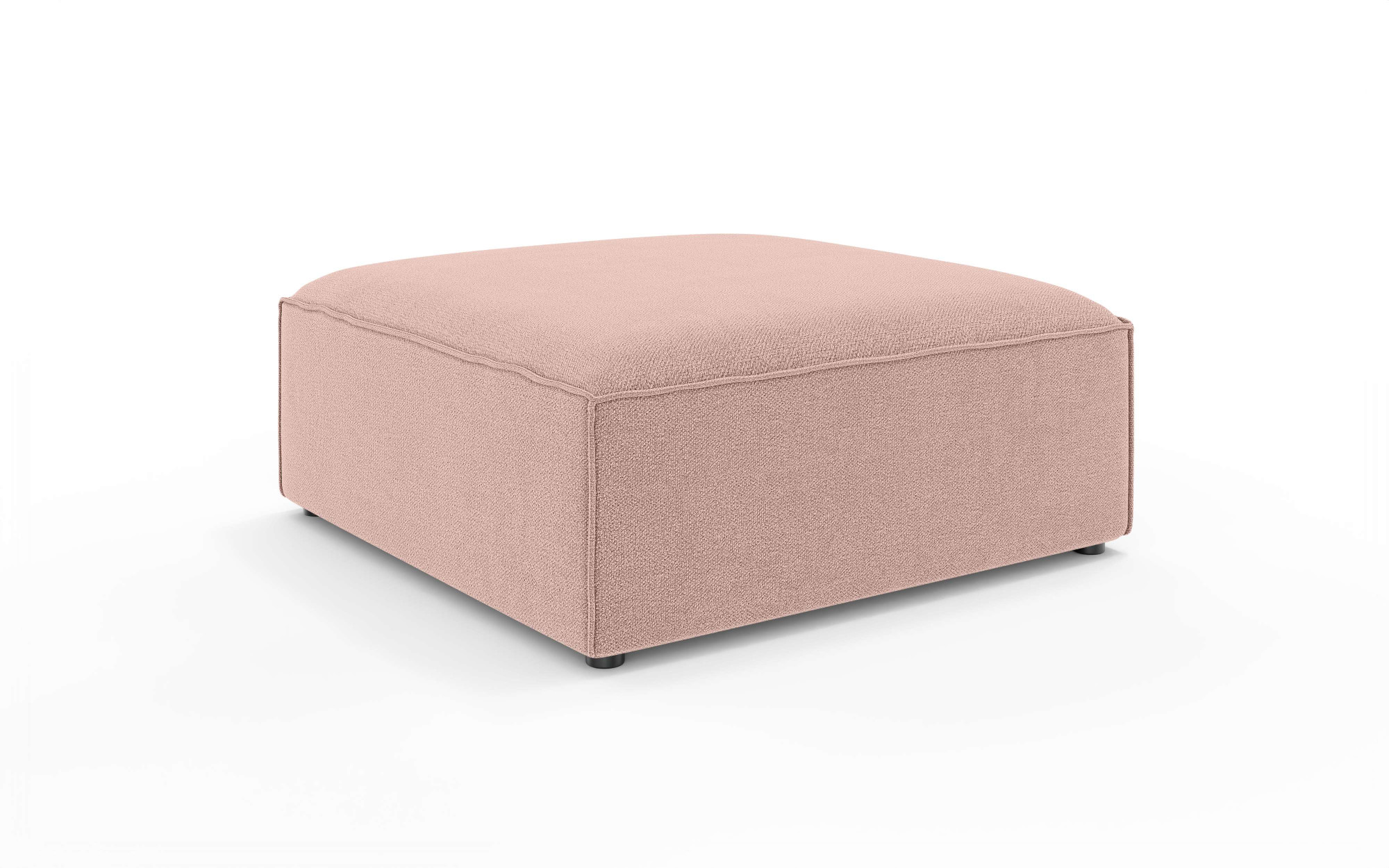 OTTO home Polsterhocker "HAILY Sitzhocker XL passend zur Serie, Maße B/T/H: 100/100/42 cm" als Modul oder separat verwendbar, für individuelle Zusammenstellung