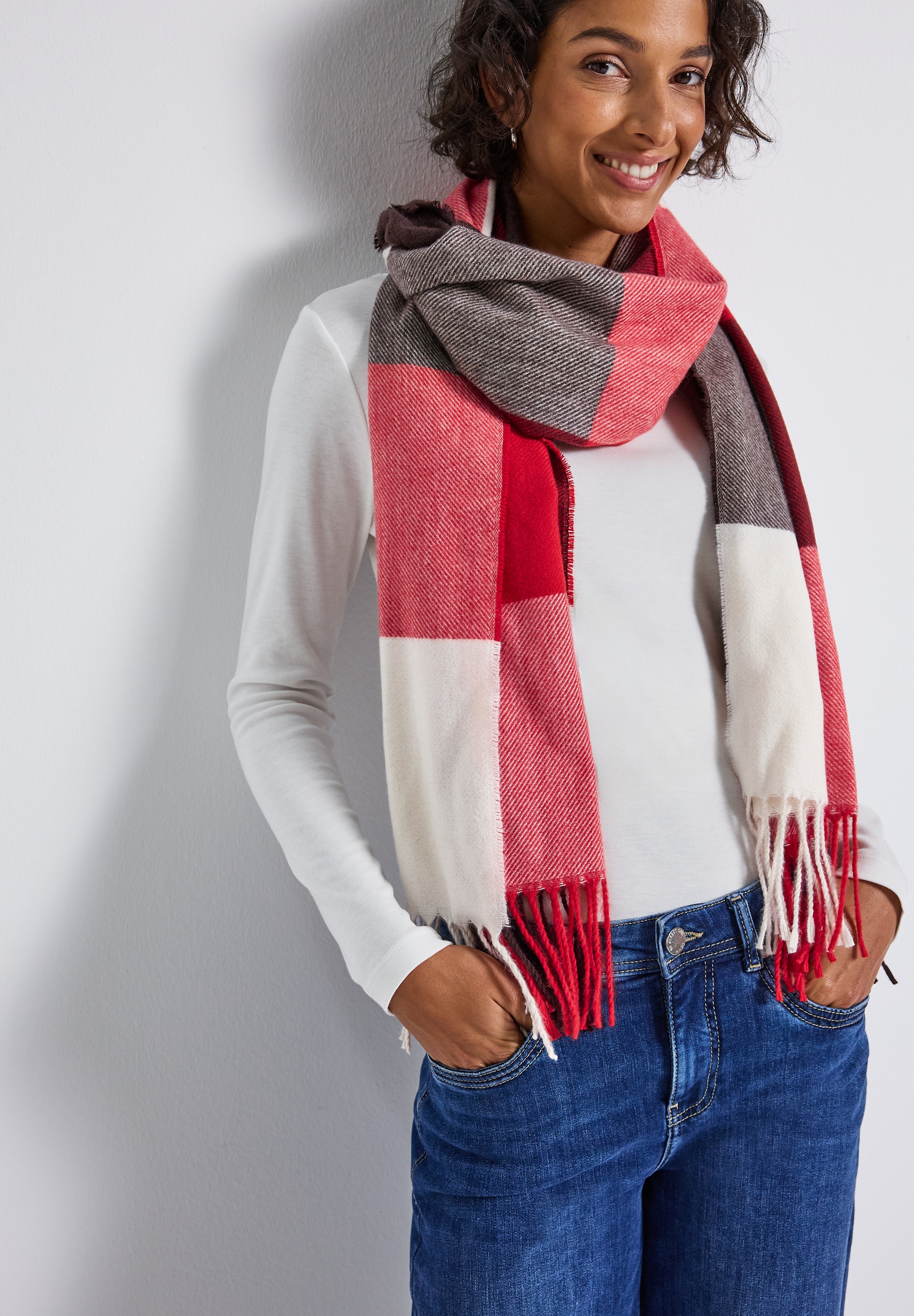 STREET ONE Schal, in Madras-Karo günstig online kaufen
