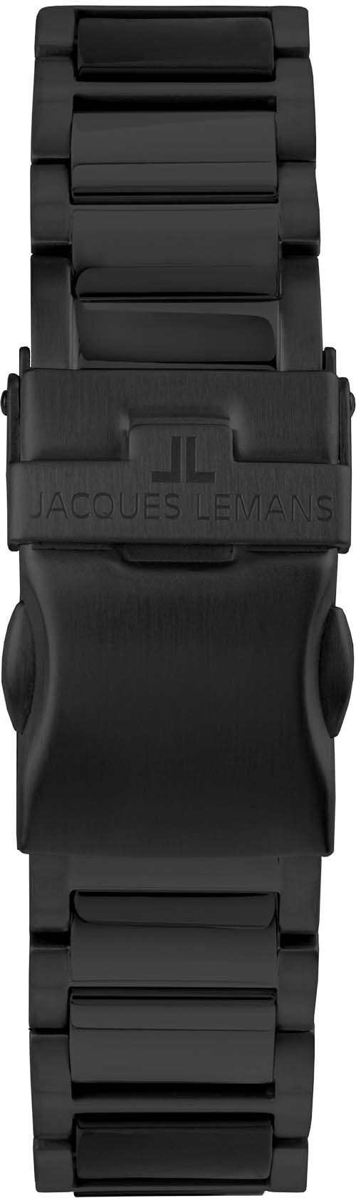 Jacques Lemans Keramikuhr »Liverpool, 42-12D«, Quarzuhr, Armbanduhr, Damenuhr, Datum, Leuchtzeiger