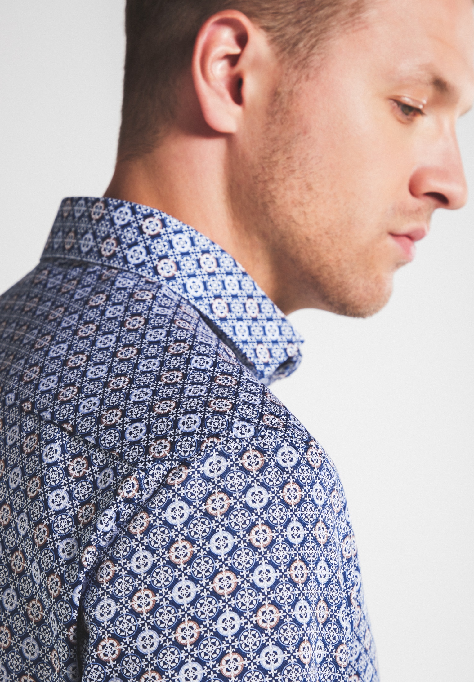 Eterna Langarmhemd »SLIM FIT«, EASY IRON (bügelleicht)