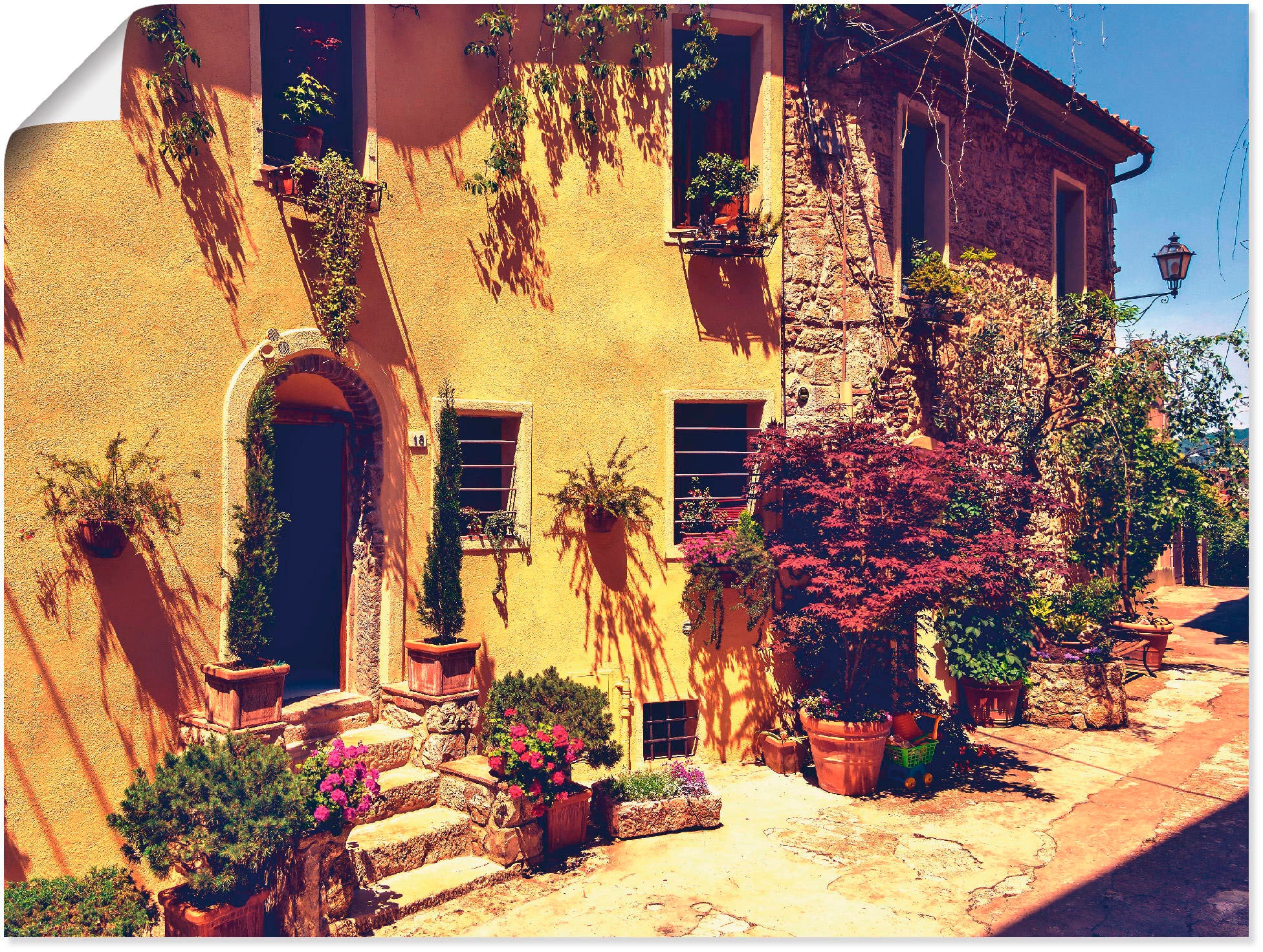 Artland Wandbild »Siena Toskana«, St.), kaufen versch. | BAUR Europa, Wandaufkleber Leinwandbild, oder (1 Größen als Poster in