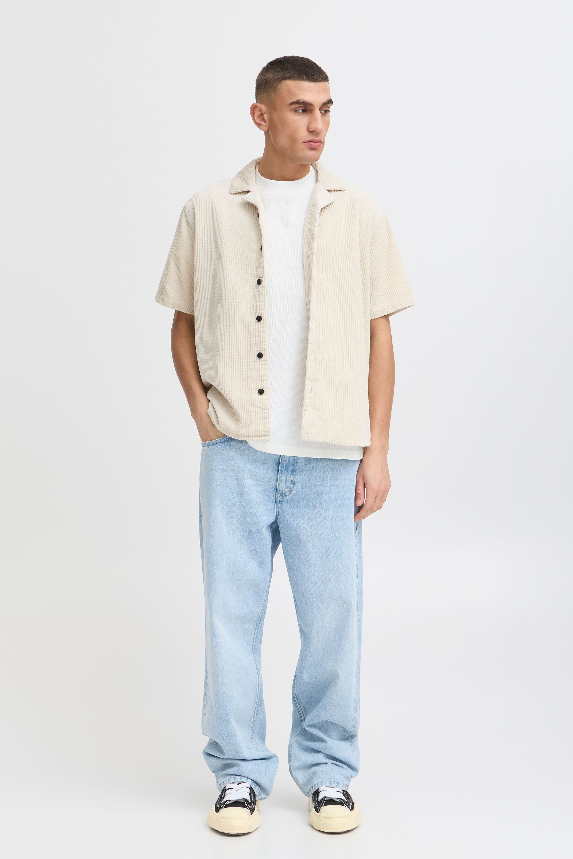 Solid Kurzarmhemd "Kurzarmhemd SDOBAN" günstig online kaufen