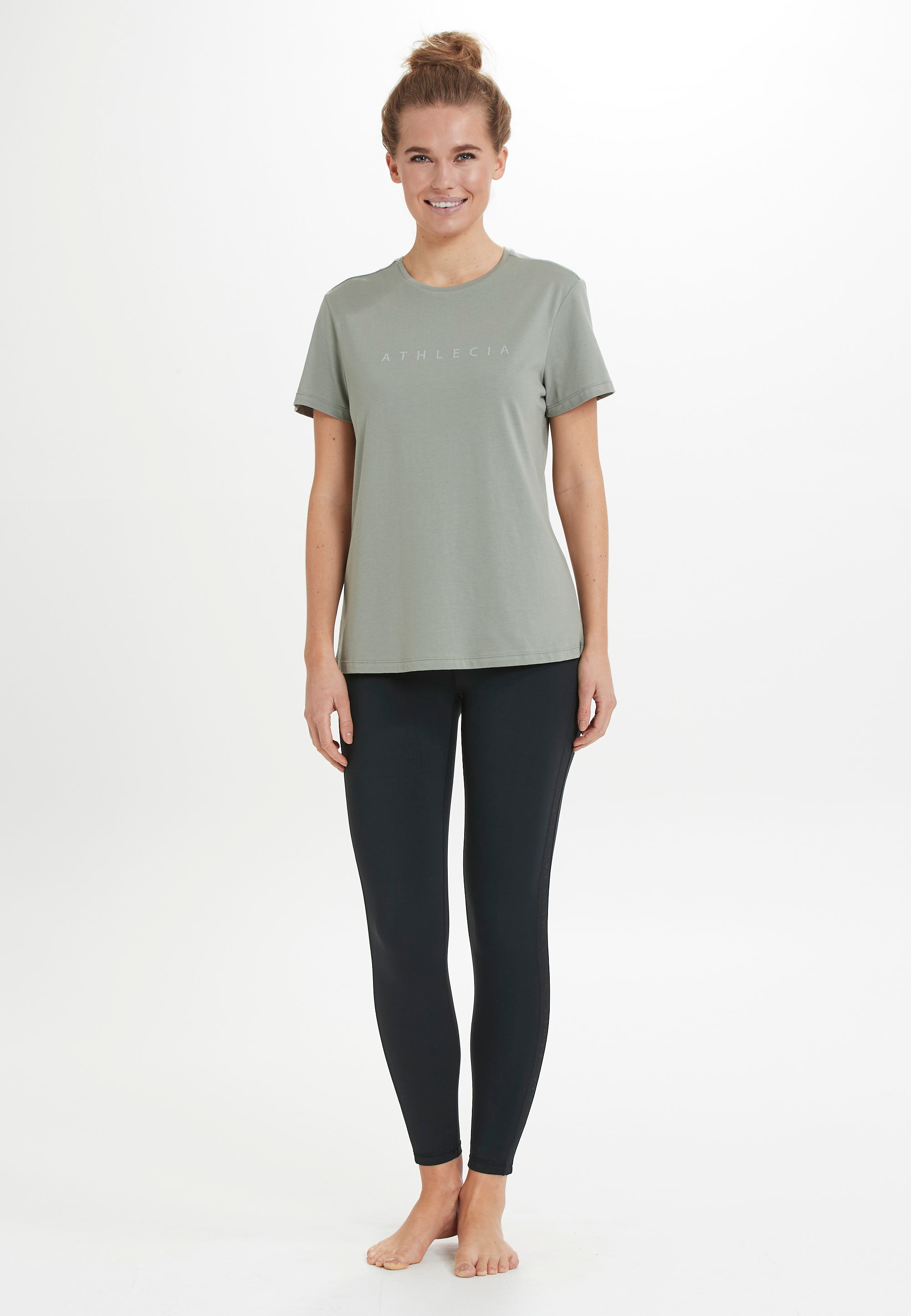 ATHLECIA Funktionsshirt "KATTY W Slub Tee", 1 Stk. aus Baumwolle und Recycl günstig online kaufen