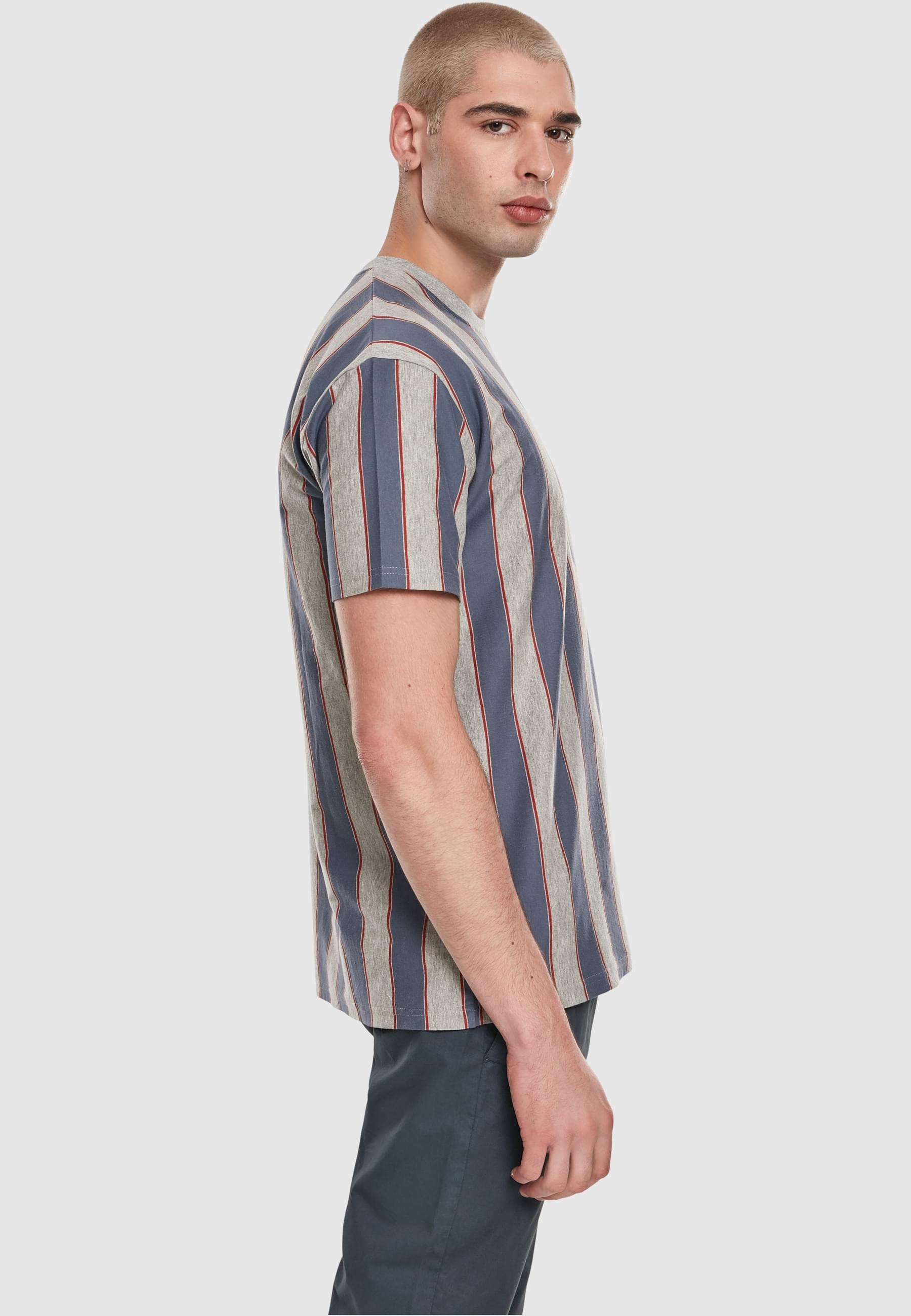 URBAN CLASSICS T-Shirt »Urban Classics Herren Printed Oversized Bold Stripe Tee«, (1 tlg.)