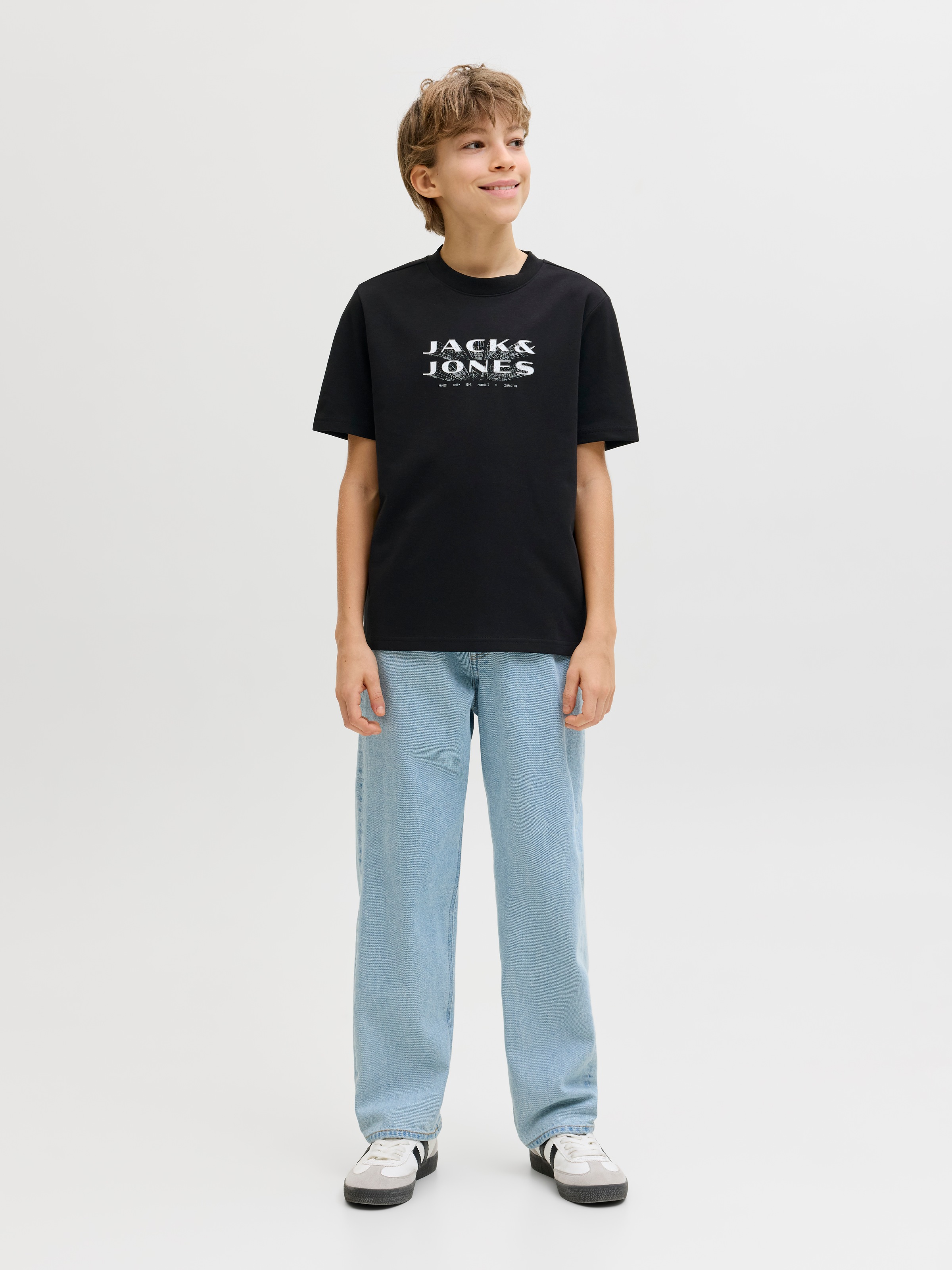 Jack & Jones Junior T-Shirt »JCOFUSION JJ BRANDING TEE SS CN JNR«