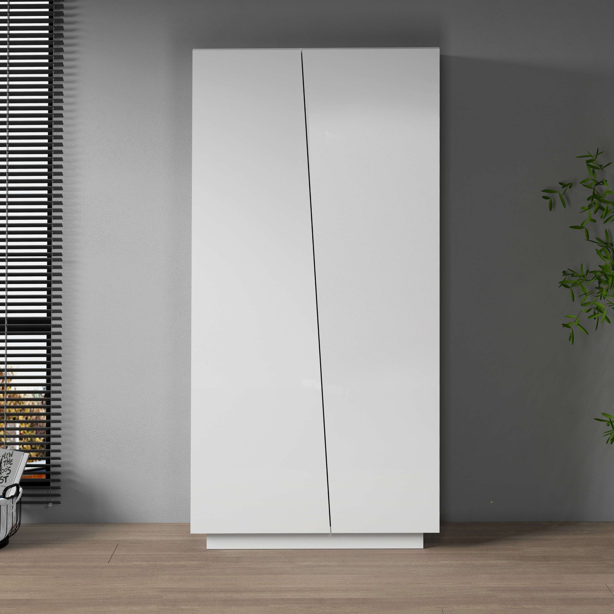 INOSIGN Aktenschrank »Vega, Mehrzweckschrank, Büroschrank, mit 2 Türen«, & verstellbaren Einlegeböden, Höhe 86 oder 166 cm, Made in Italy