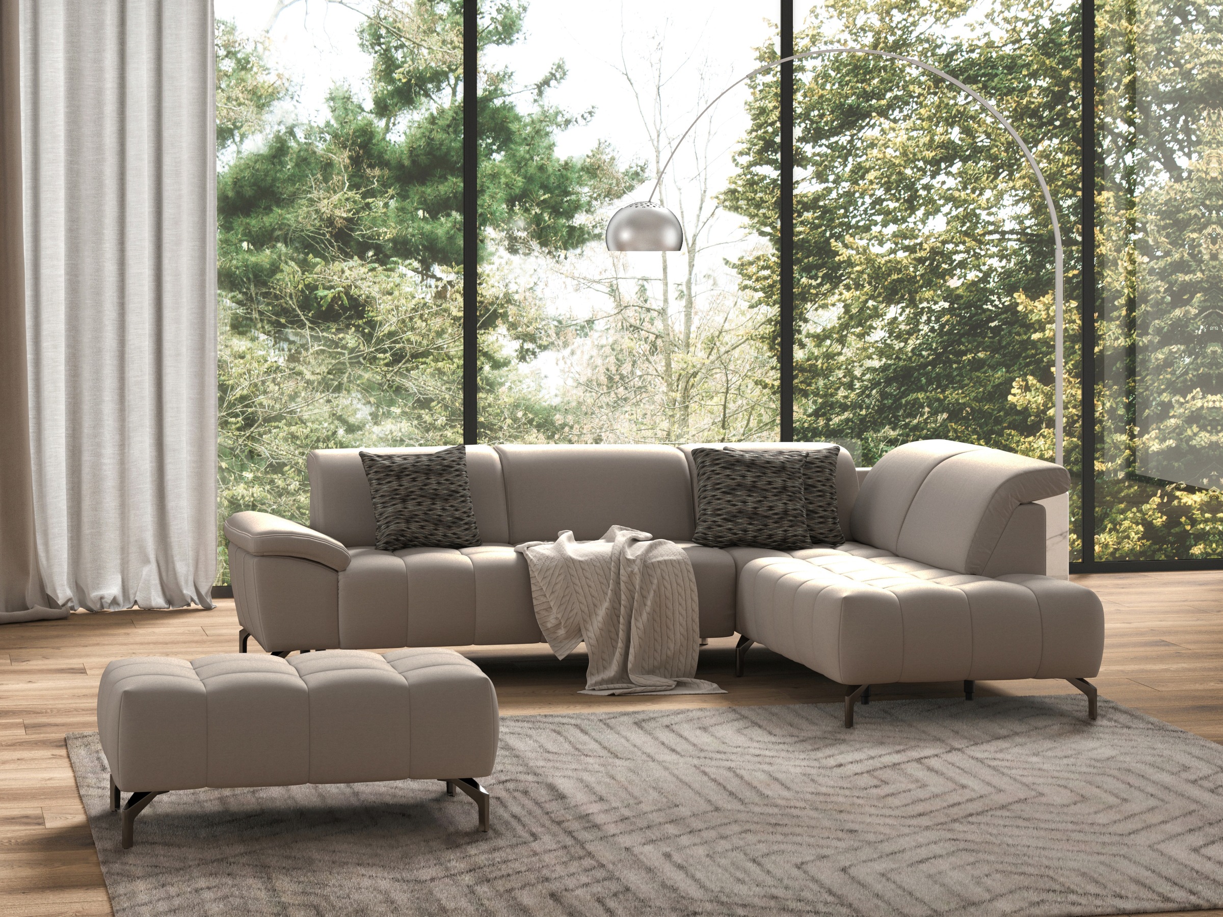 sit&more Hocker »Cool« mit schwarzen Füßen