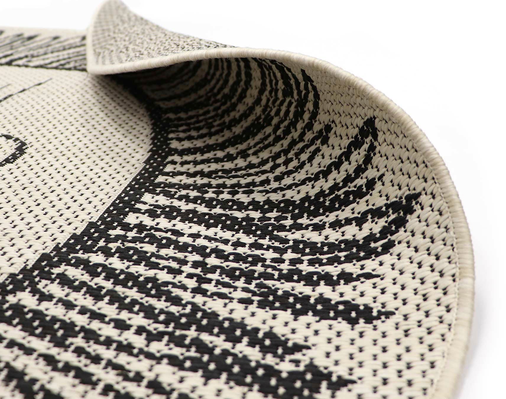 Primaflor-Ideen in Textil Kinderteppich »CABANE - Löwe«, rund, 3 mm Höhe, Flachgewebe, Motiv Löwe, In- und Outdoor geeignet, Kinderzimmer